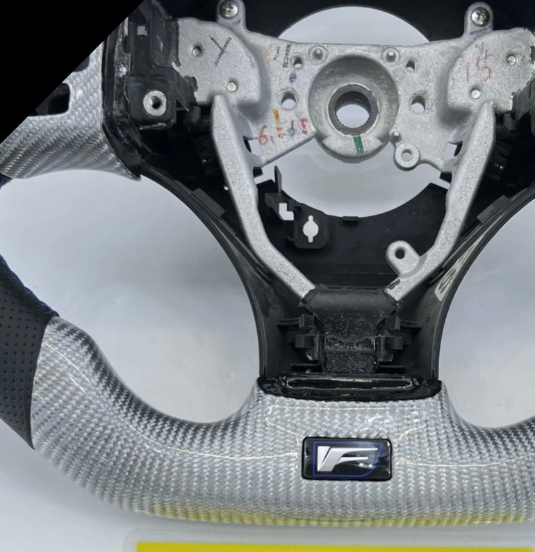 Lexus ISF Silver Carbon Fiber Steering Wheel
