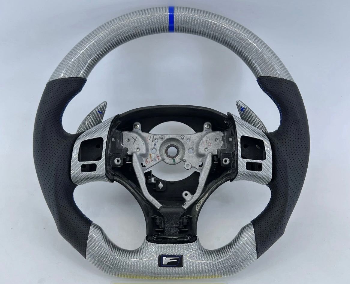 Lexus ISF Silver Carbon Fiber Steering Wheel