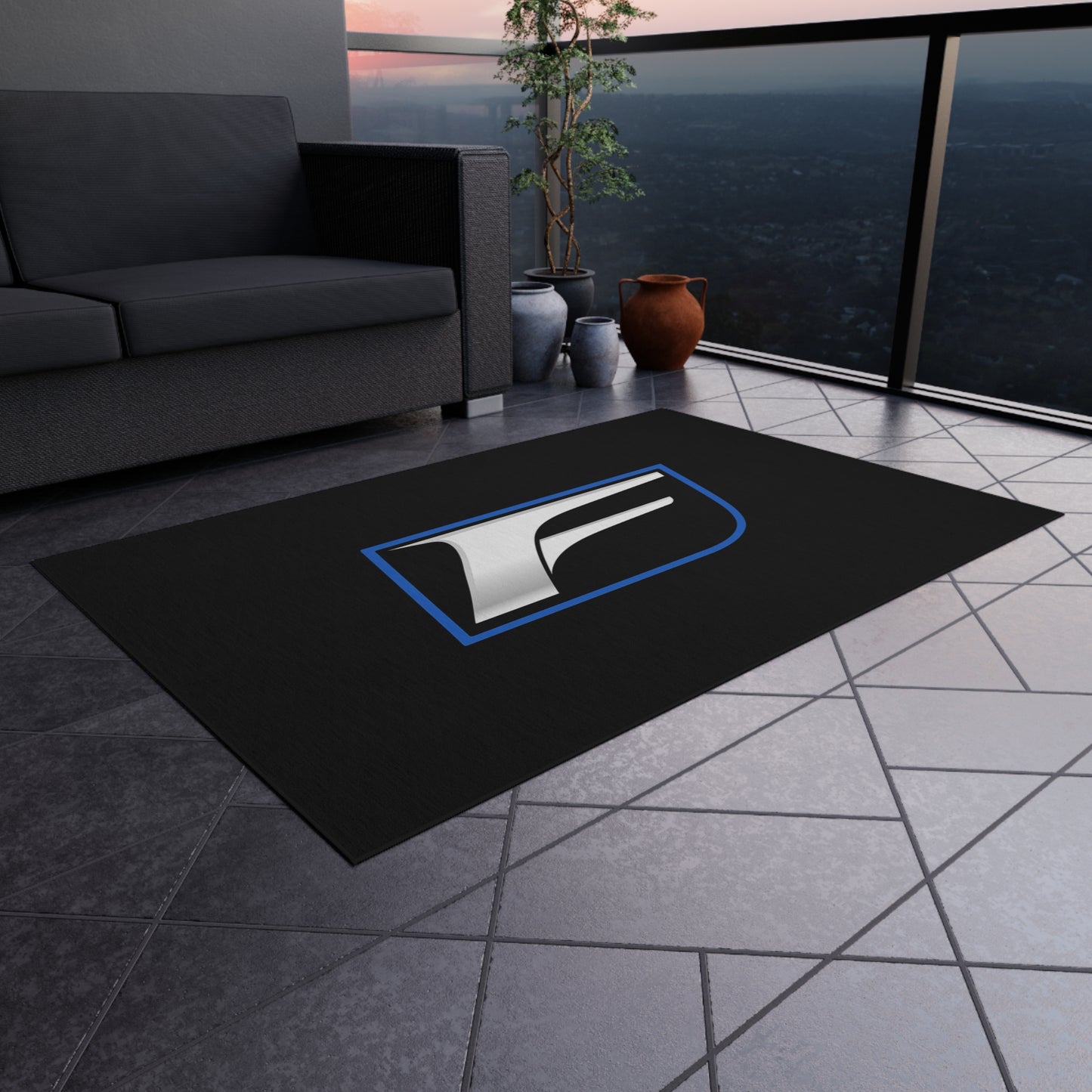 F Sport Logo Outdoor Rug — Durable Patio Doormat for Lexus Enthusiasts