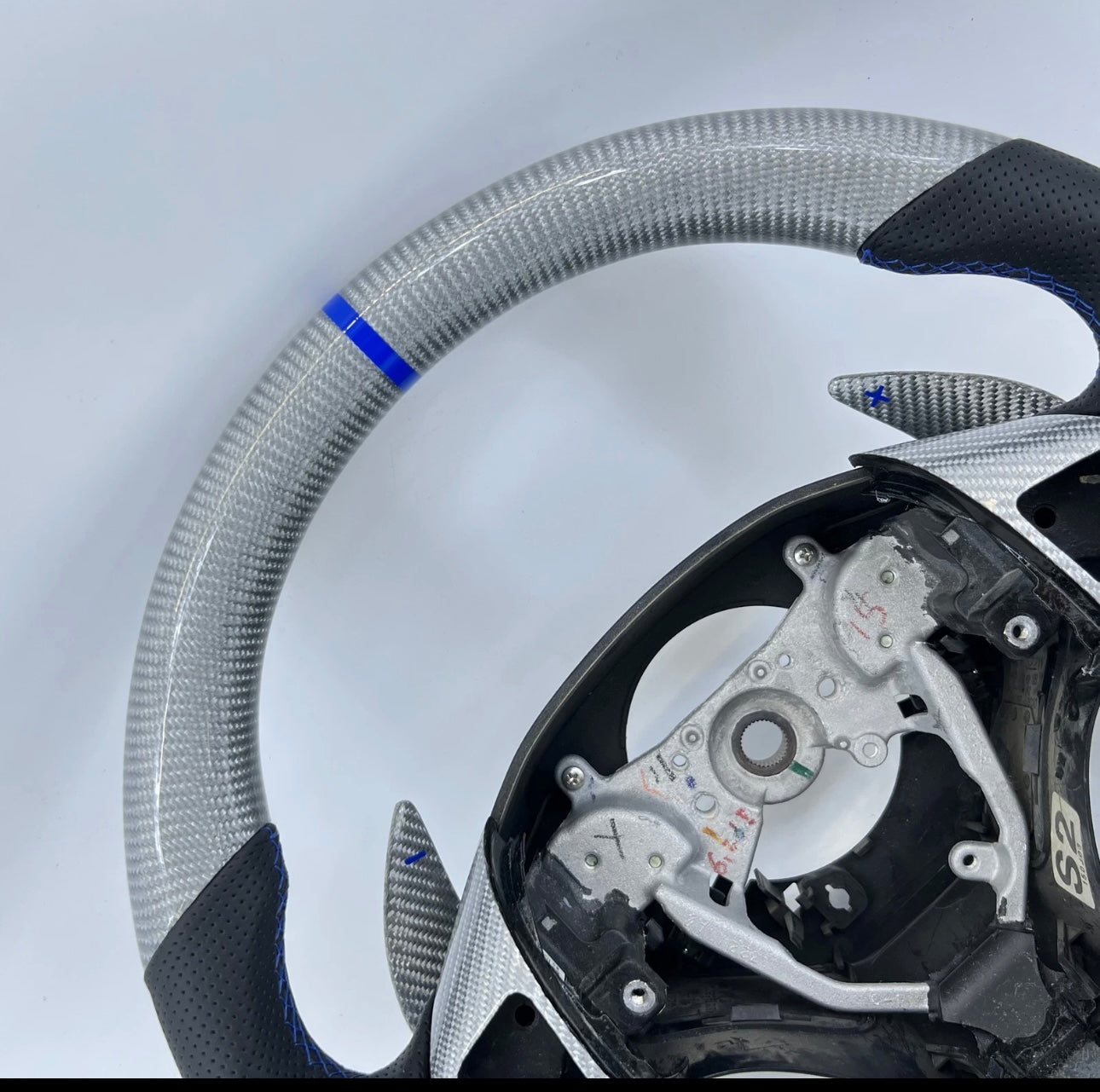 Lexus ISF Silver Carbon Fiber Steering Wheel