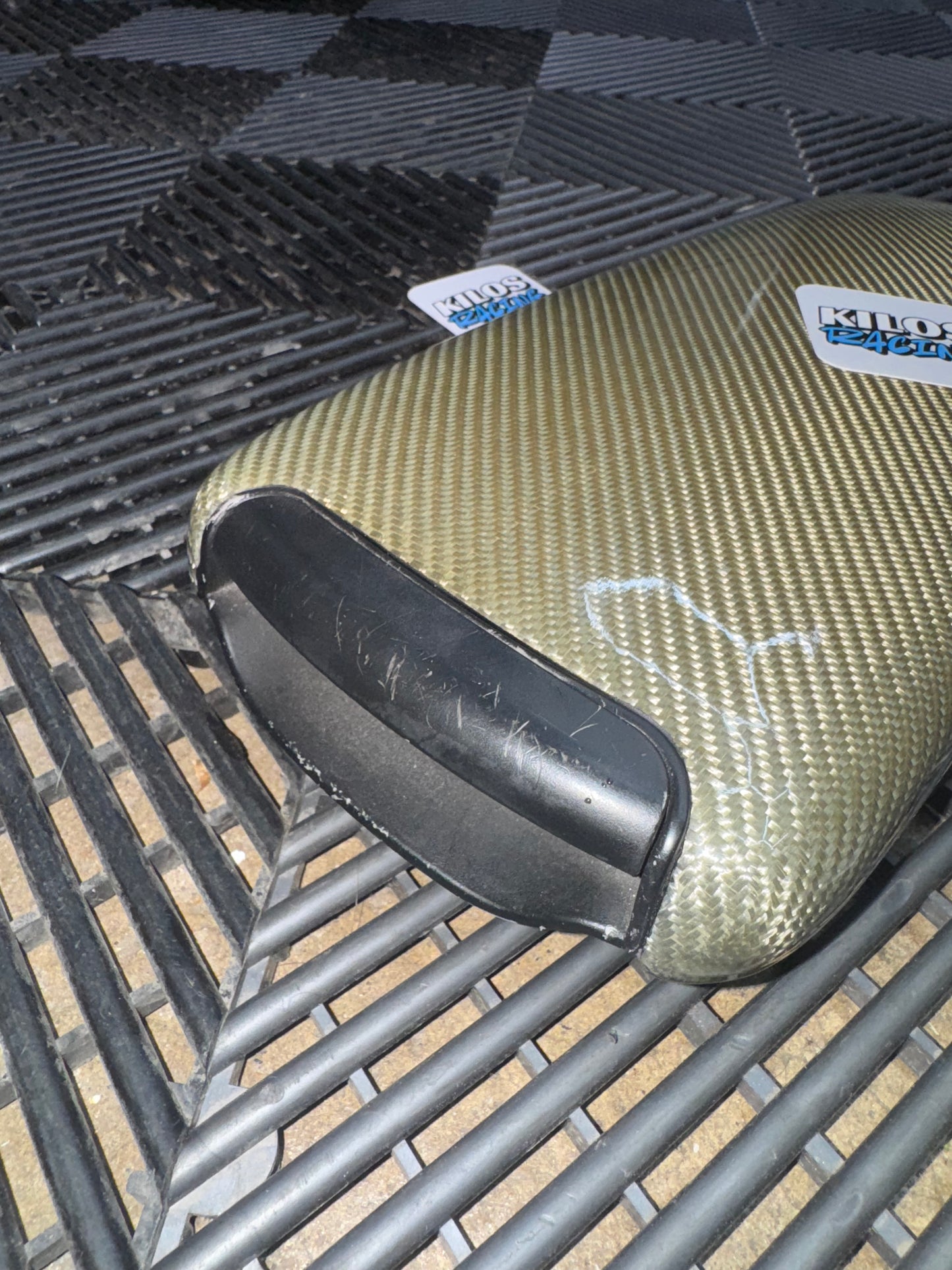 Lexus 2IS Silver Carbon Fiber Armrest