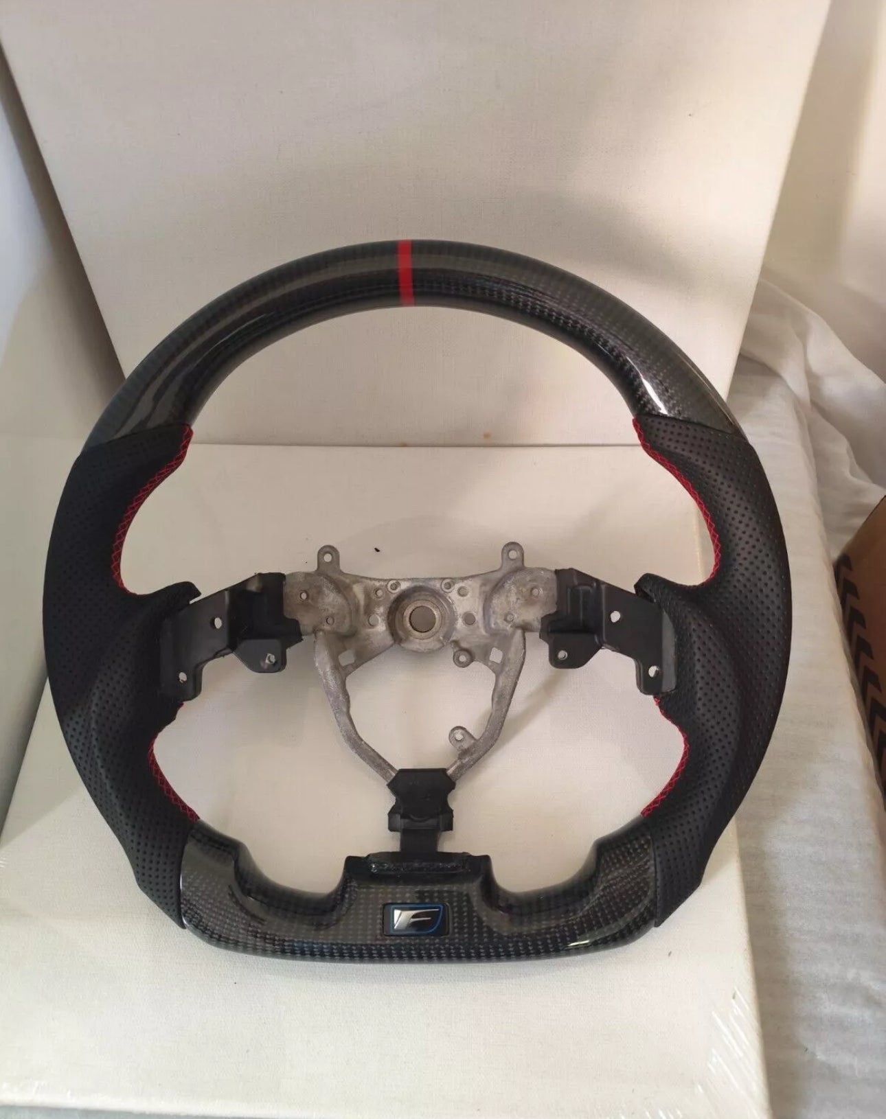 Lexus 2IS Carbon Fiber Steering Wheel Red