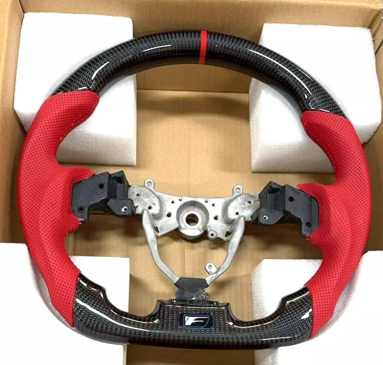 Lexus 2IS Carbon Fiber Steering Wheel Red
