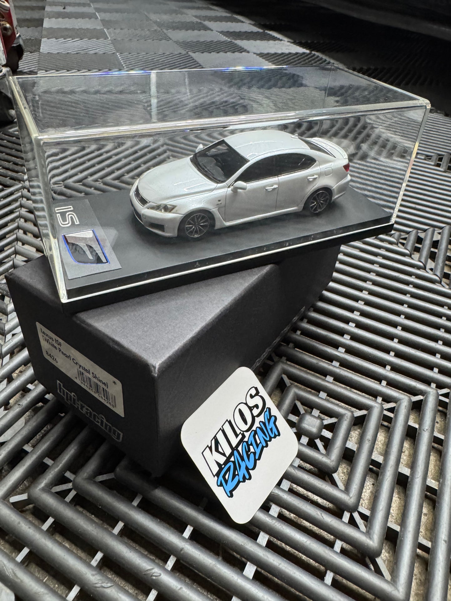 LEXUS IS F Miniature Car White 1/43 HPI