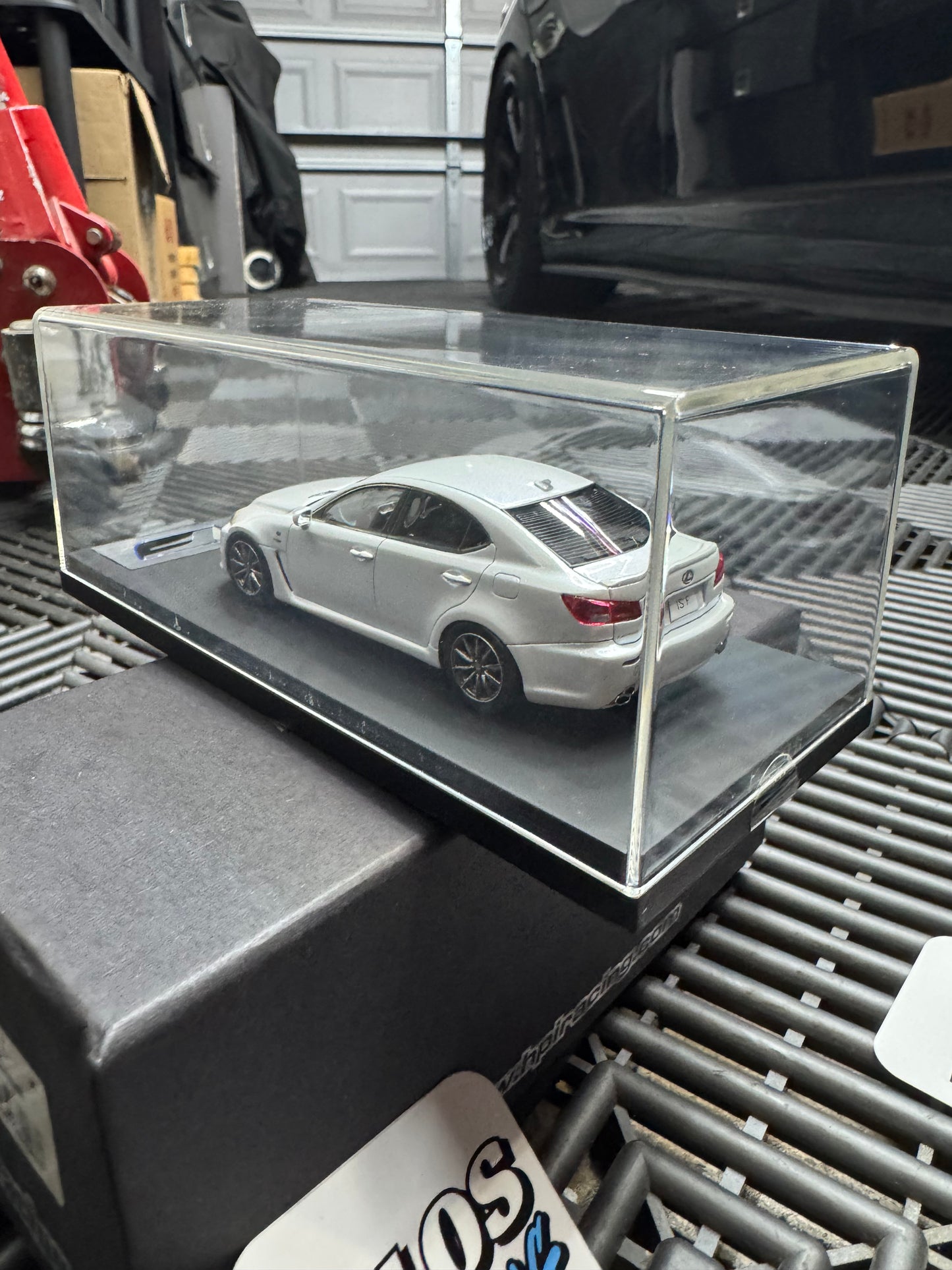 LEXUS IS F Miniature Car White 1/43 HPI