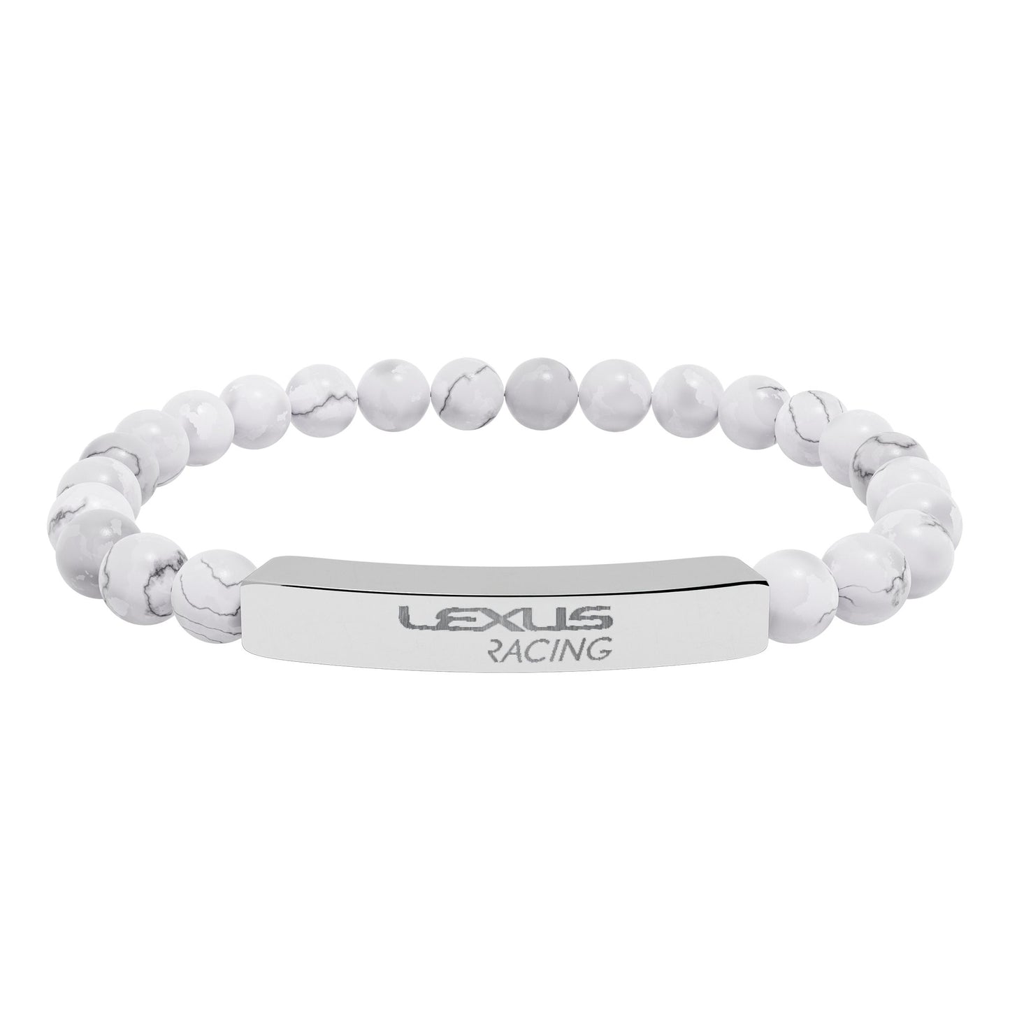 Engravable Natural Stone Stretch Bar Bracelet – Personalized Beaded Bracelet