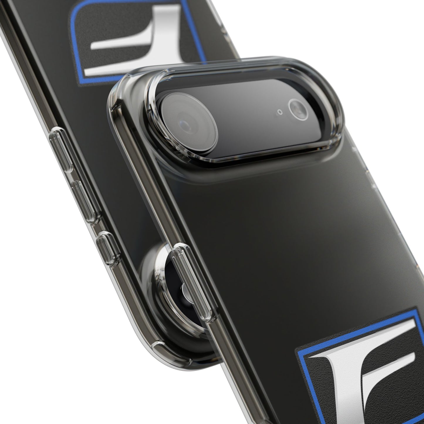Clear Impact-Resistant Phone Case — Blue Shield Logo