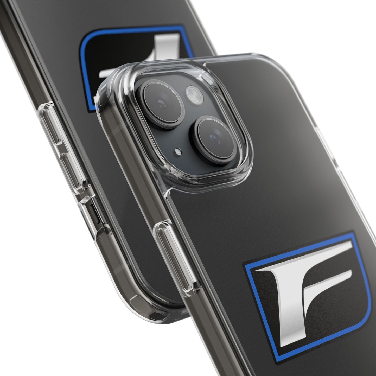 Clear Impact-Resistant Phone Case — Blue Shield Logo
