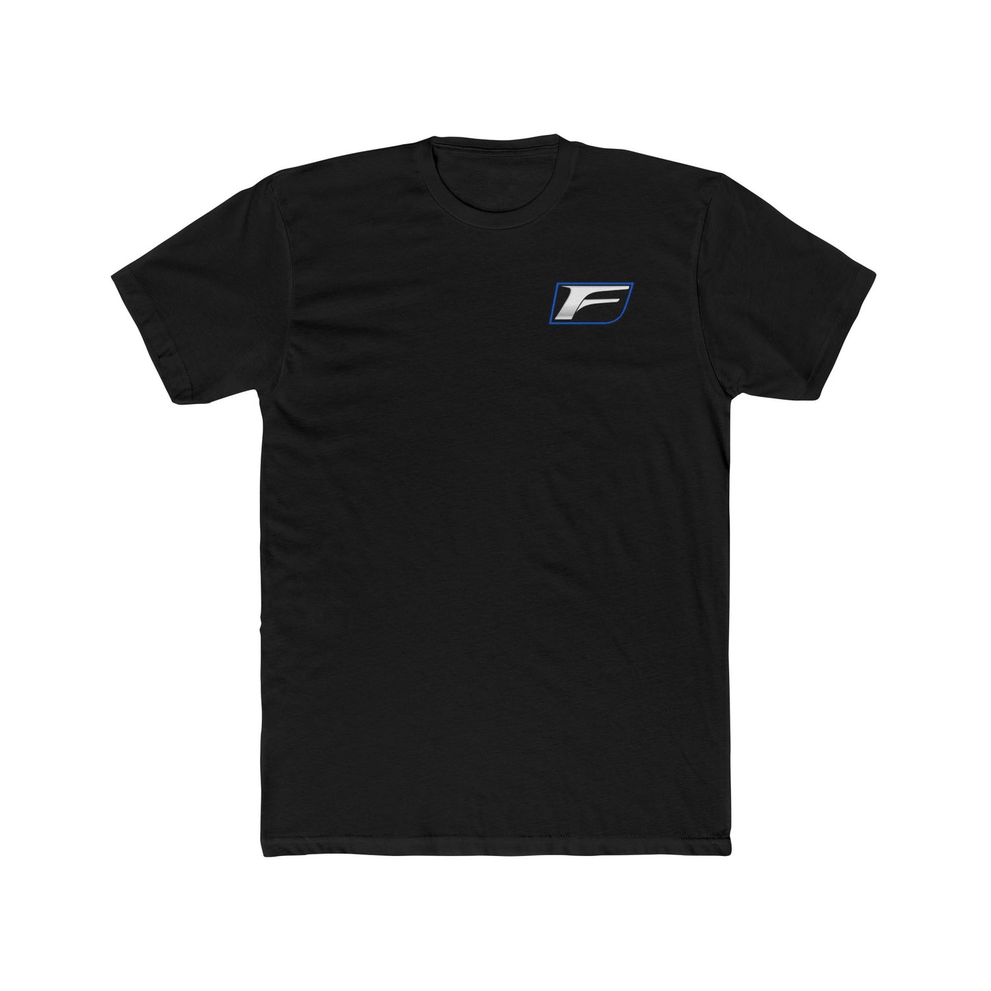 F-Logo Graphic Tee — Minimalist Automotive Crewneck