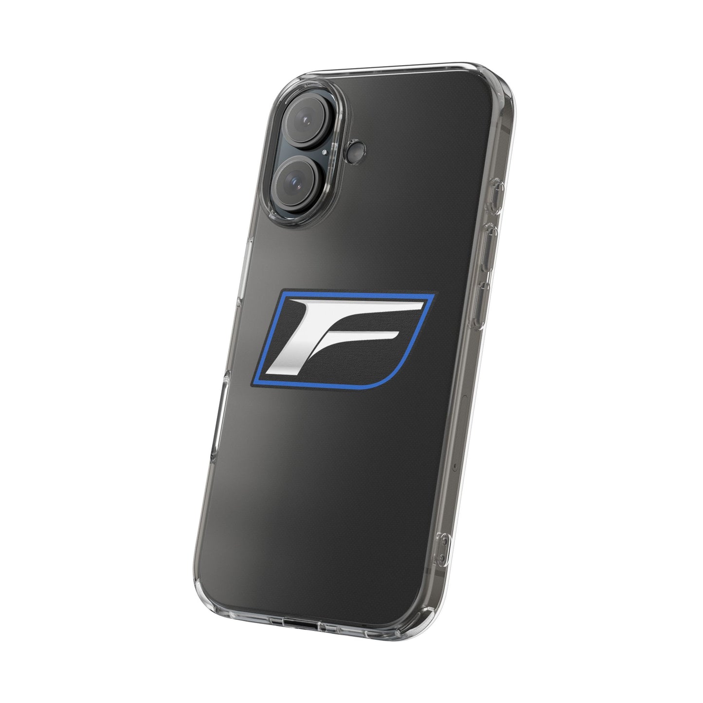 Clear Impact-Resistant Phone Case — Blue Shield Logo