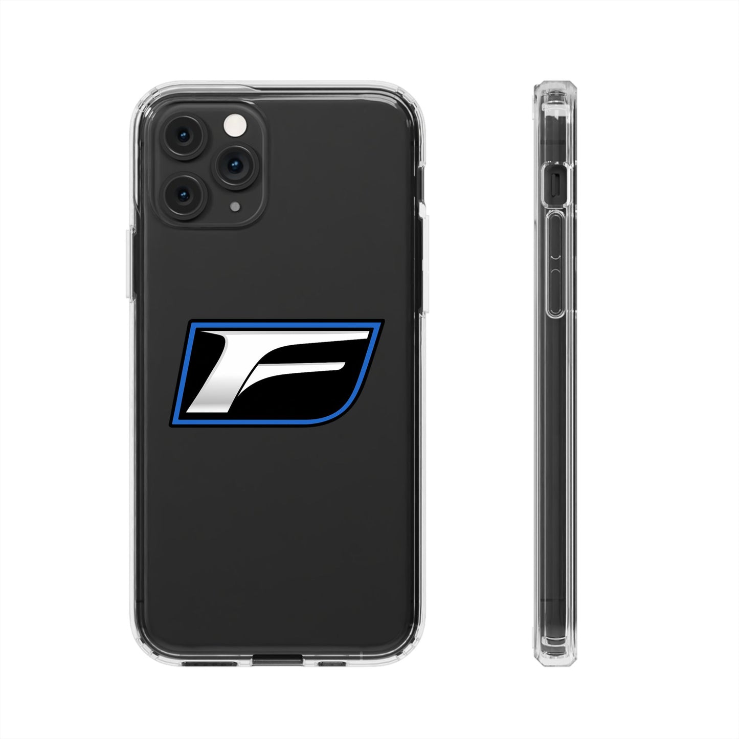 Clear Impact-Resistant Phone Case — Blue Shield Logo