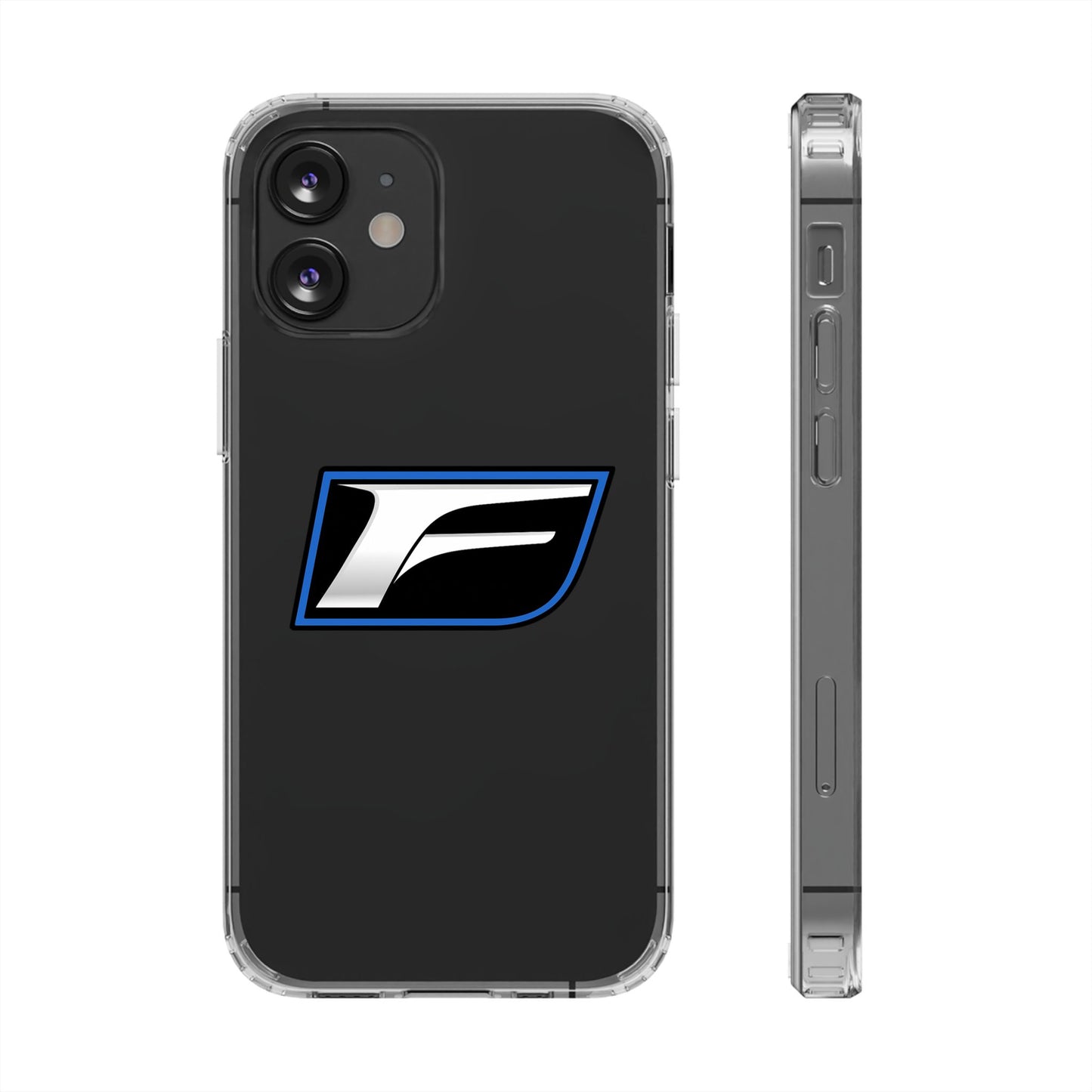 Clear Impact-Resistant Phone Case — Blue Shield Logo