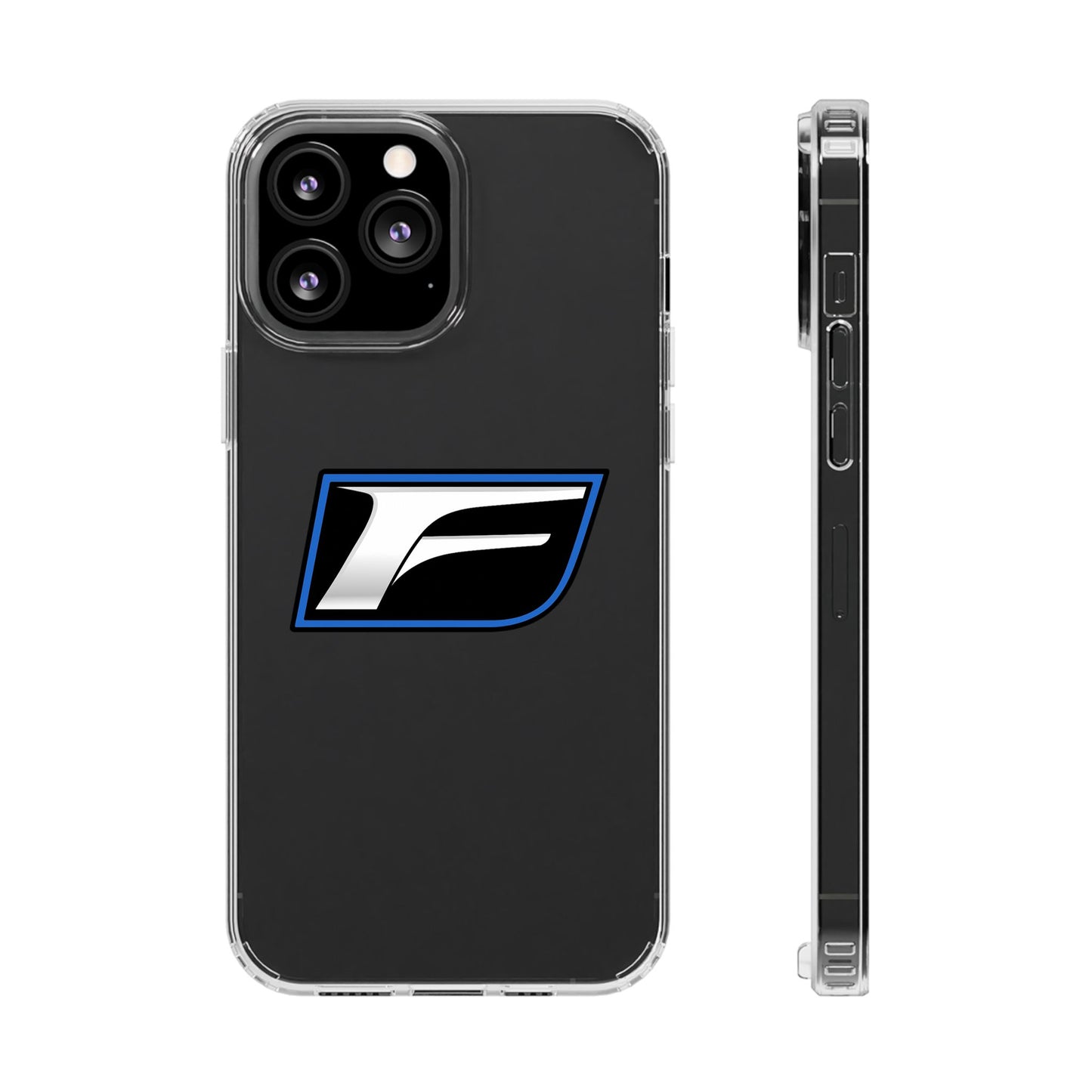 Clear Impact-Resistant Phone Case — Blue Shield Logo