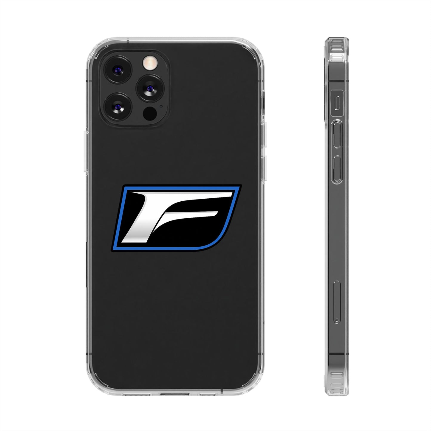 Clear Impact-Resistant Phone Case — Blue Shield Logo