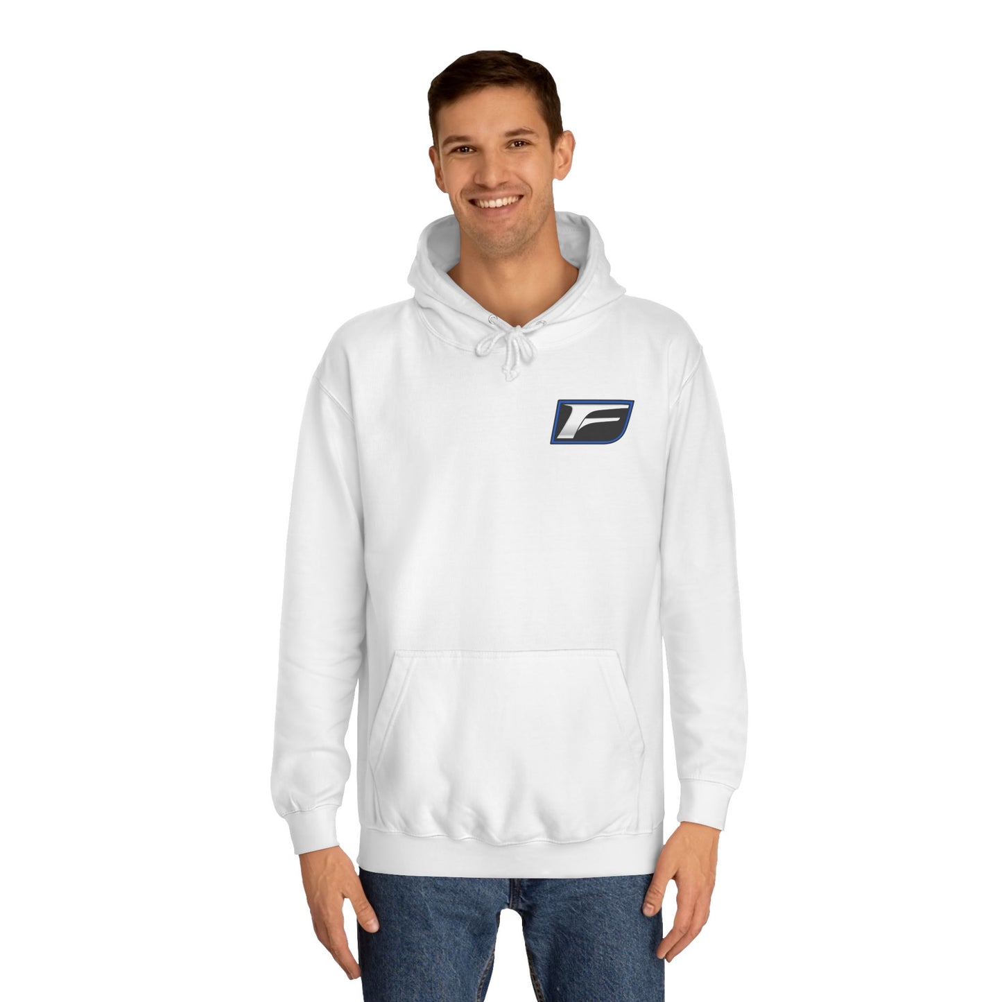 Unisex College Hoodie with Stylish F Logo Design
