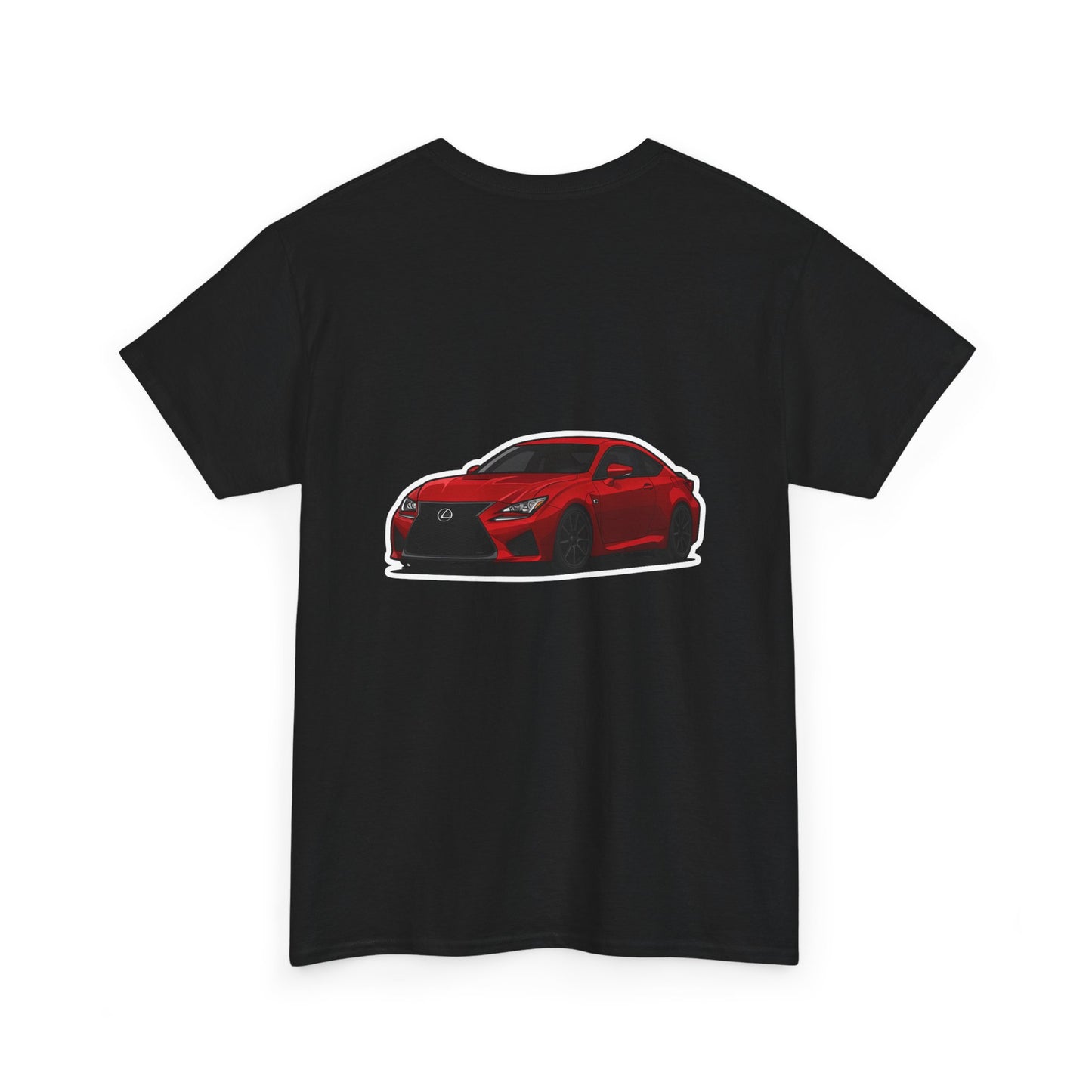 Lexus RC F Tee — Red Sports Car Graphic T‑Shirt