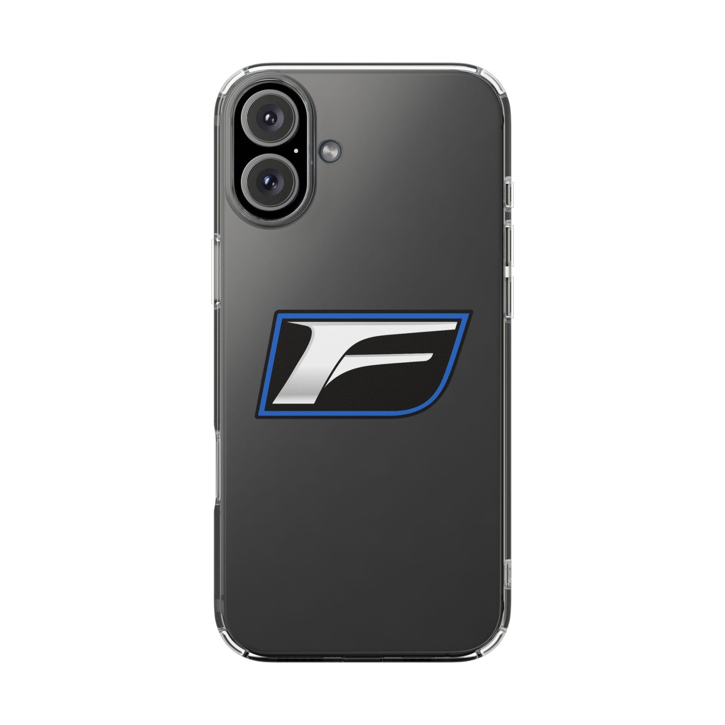 Clear Impact-Resistant Phone Case — Blue Shield Logo
