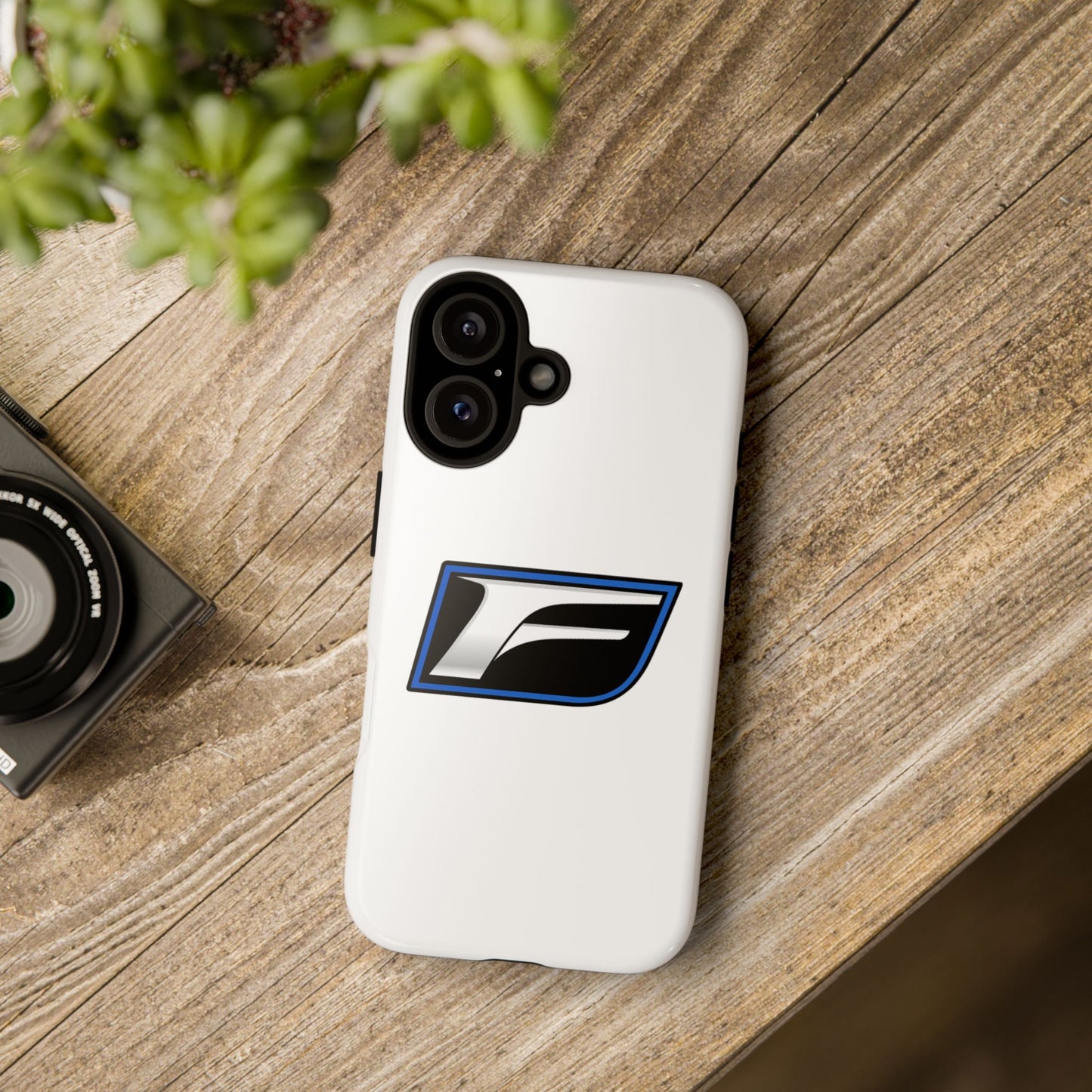 Racing F Logo Tough Phone Case — Durable Protective Cover