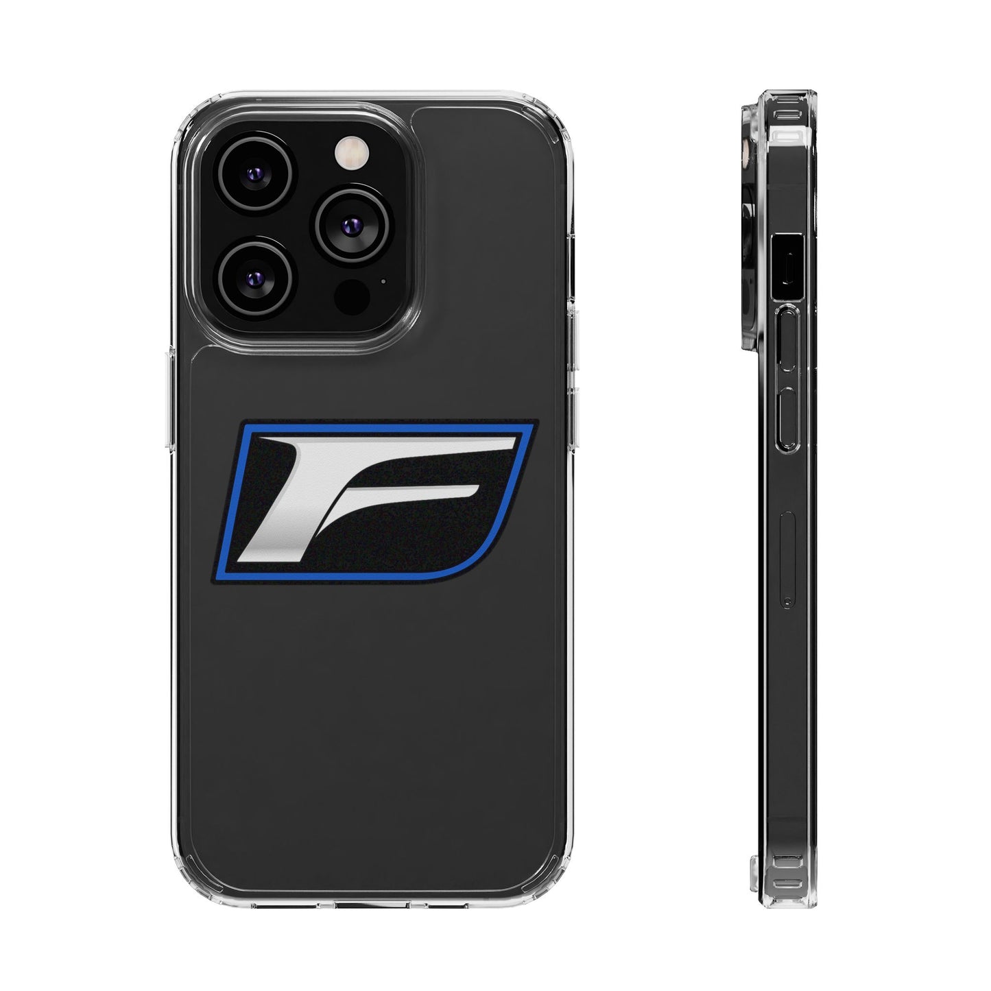 Clear Impact-Resistant Phone Case — Blue Shield Logo
