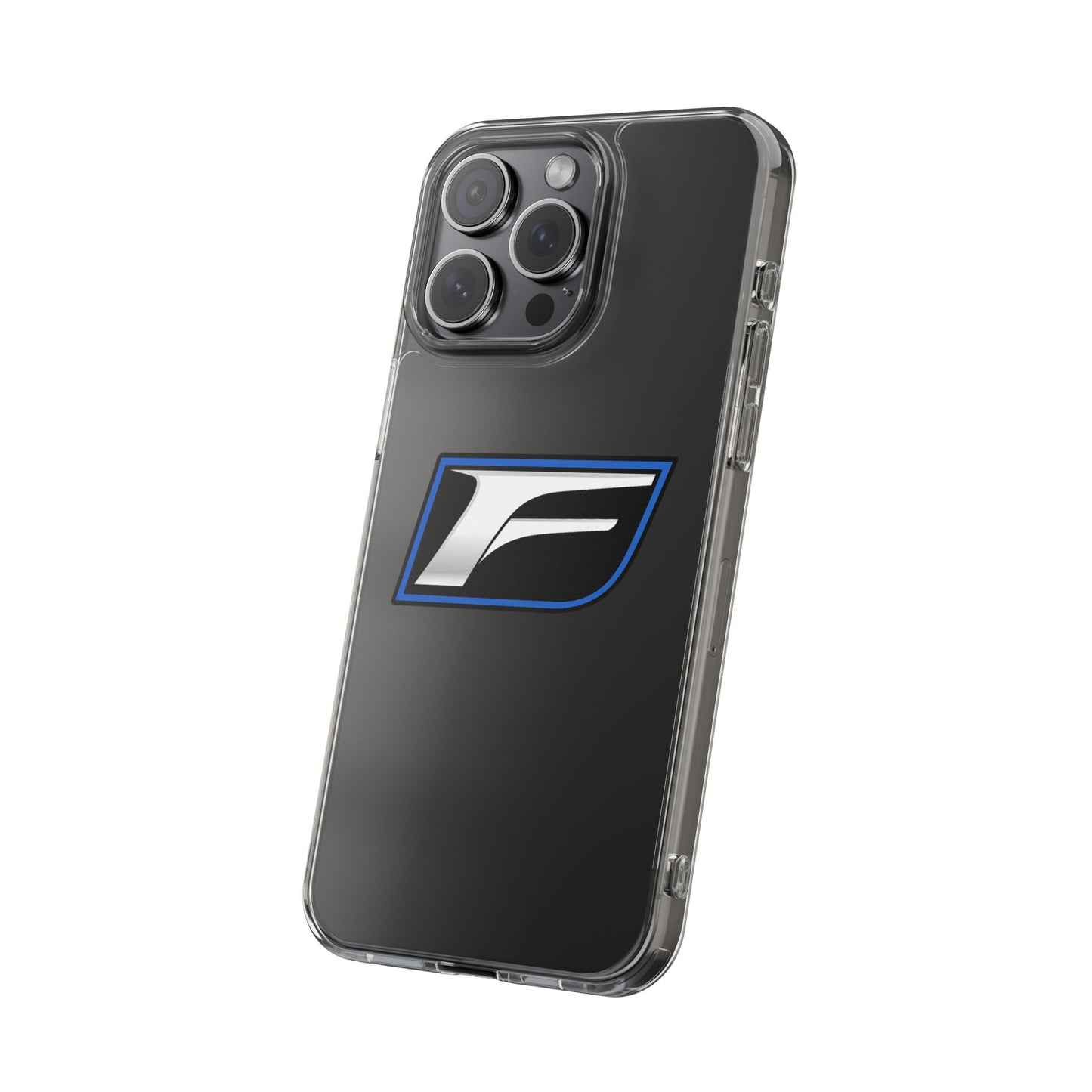 Clear Impact-Resistant Phone Case — Blue Shield Logo