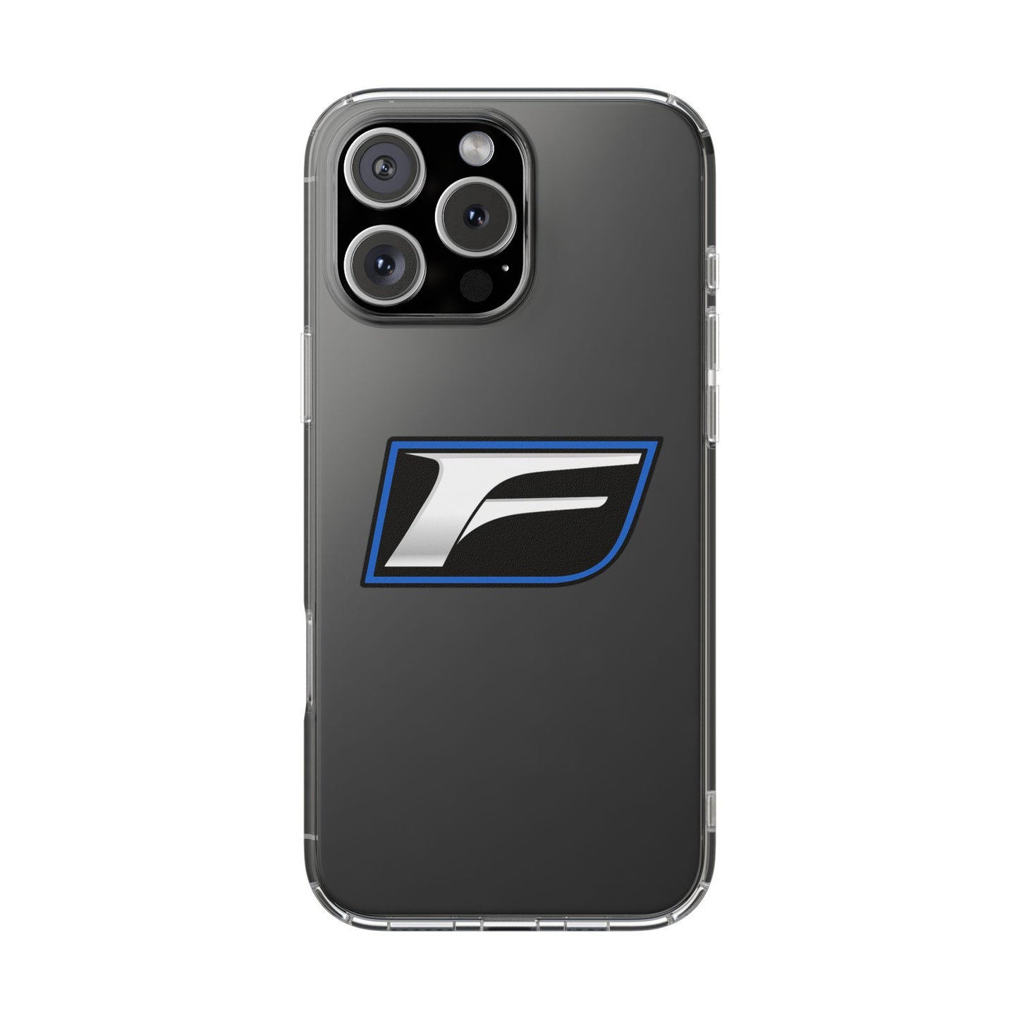 Clear Impact-Resistant Phone Case — Blue Shield Logo