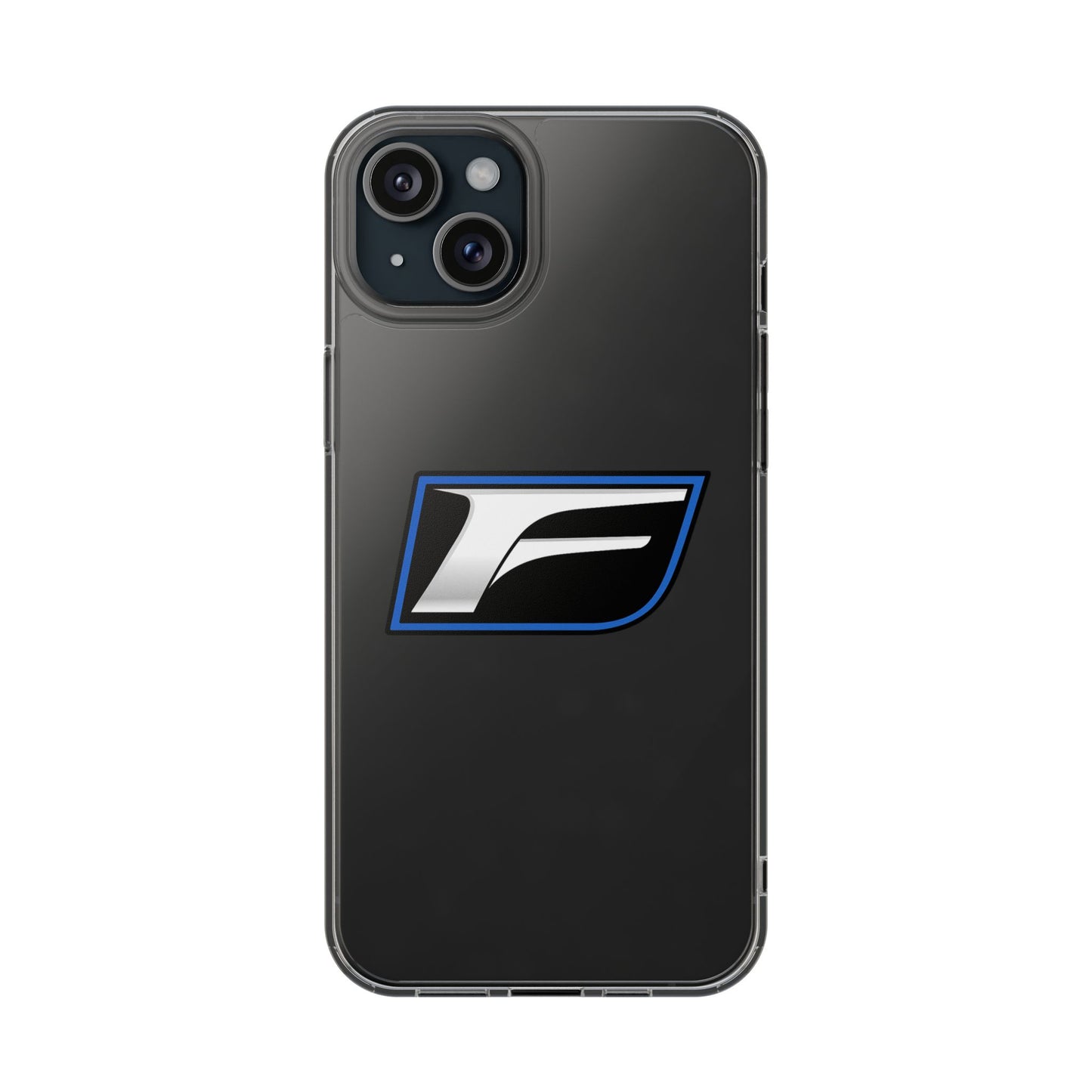 Clear Impact-Resistant Phone Case — Blue Shield Logo
