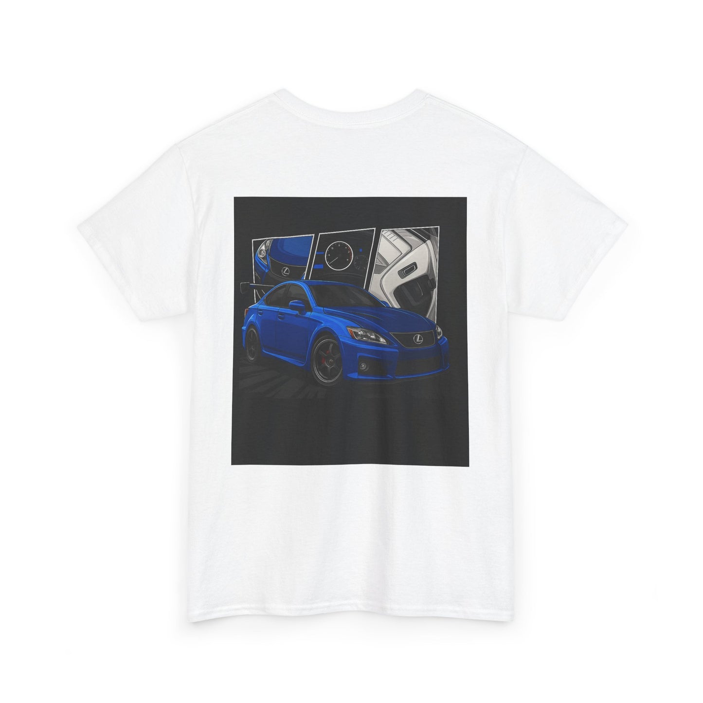 Honda Civic Type R Graphic Tee — Blue Sports Car Illustration T-Shirt