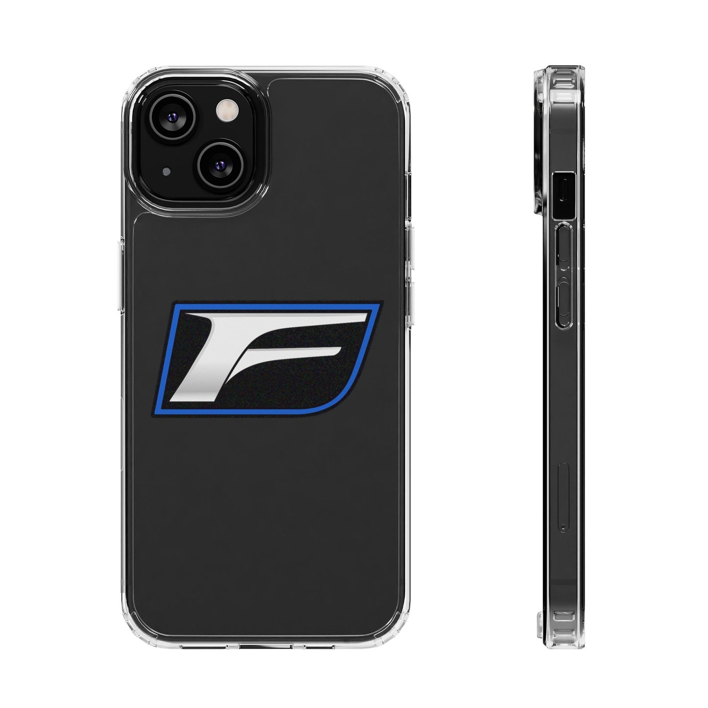 Clear Impact-Resistant Phone Case — Blue Shield Logo