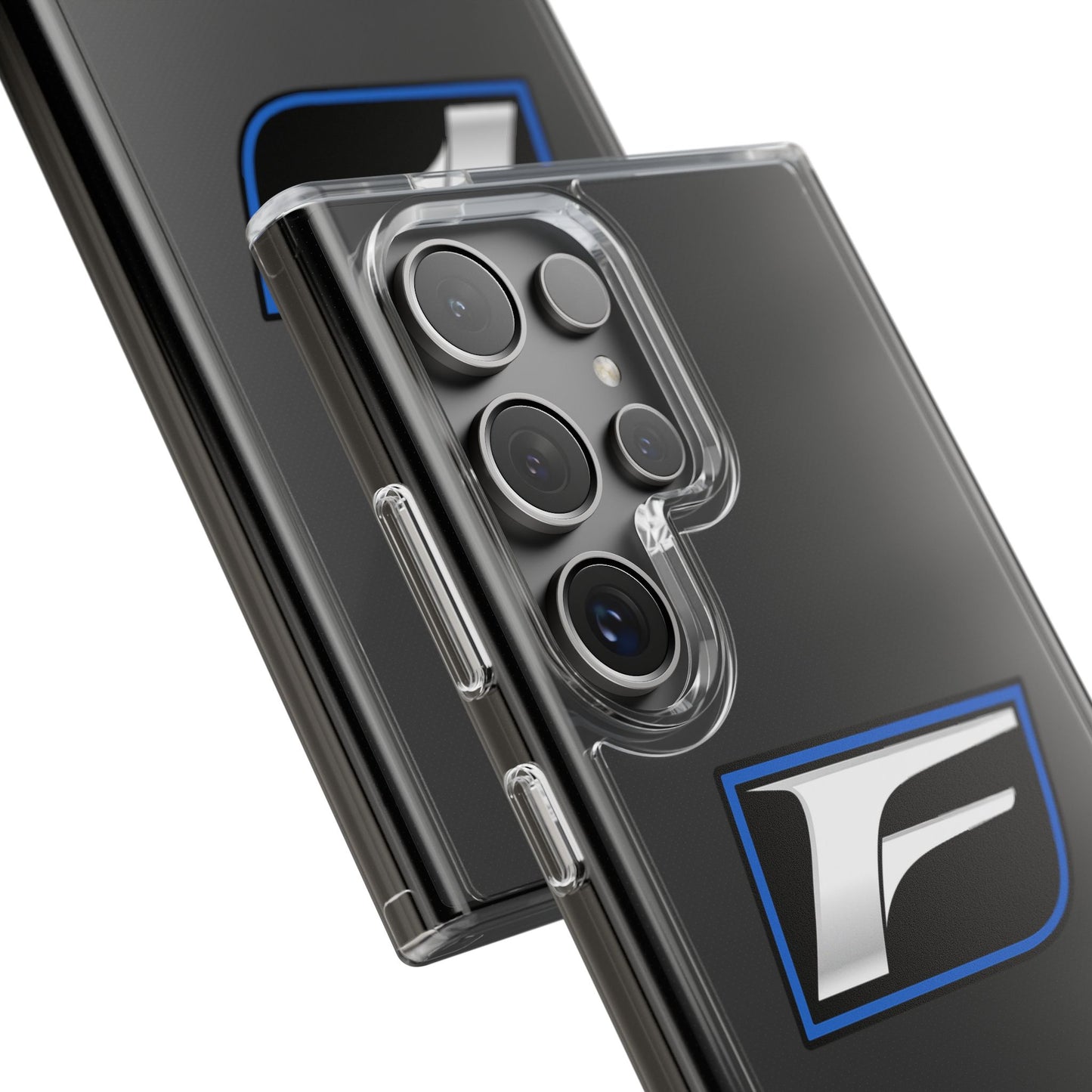 Clear Impact-Resistant Phone Case — Blue Shield Logo