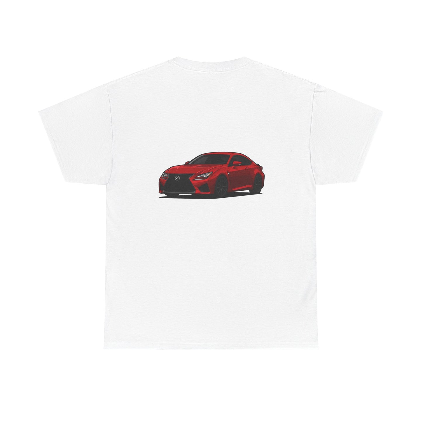 Lexus RC F Tee — Red Sports Car Graphic T‑Shirt