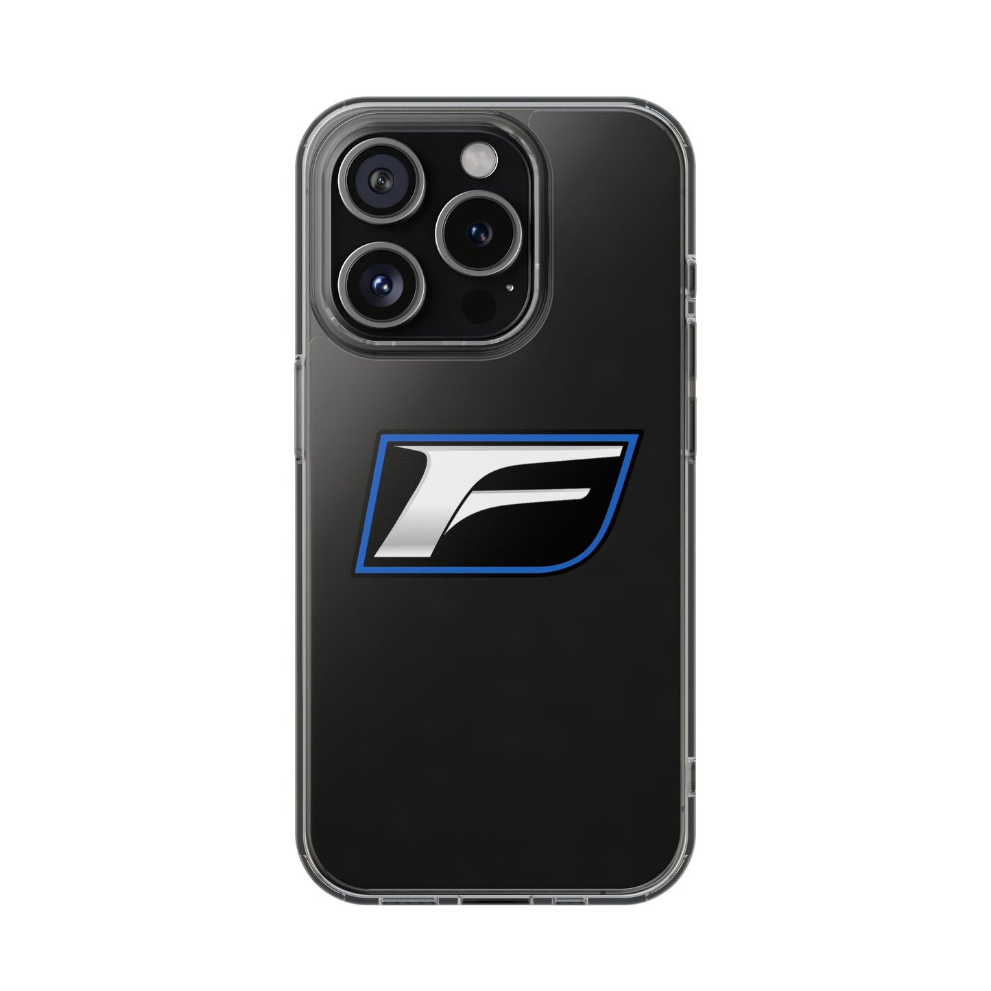 Clear Impact-Resistant Phone Case — Blue Shield Logo
