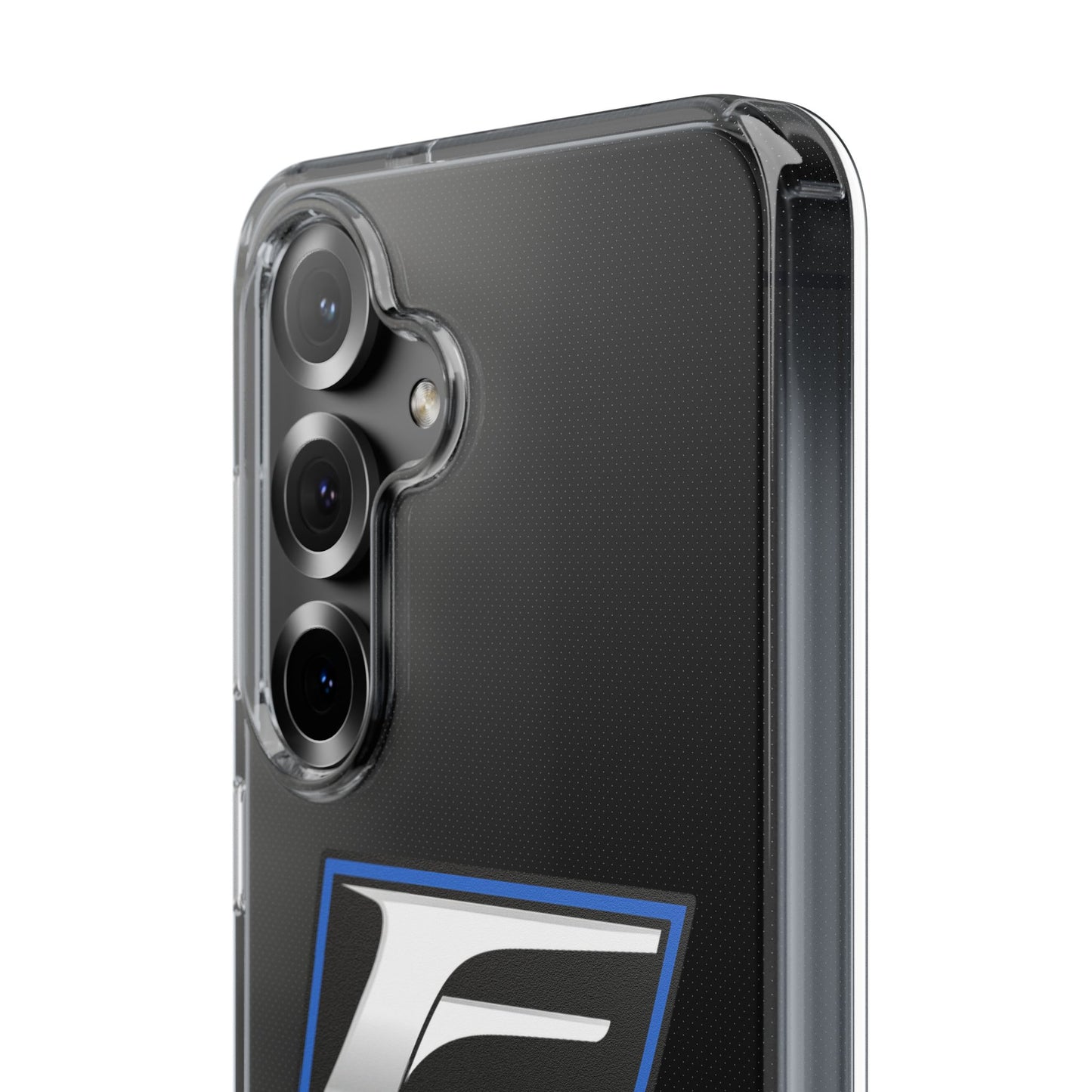 Clear Impact-Resistant Phone Case — Blue Shield Logo