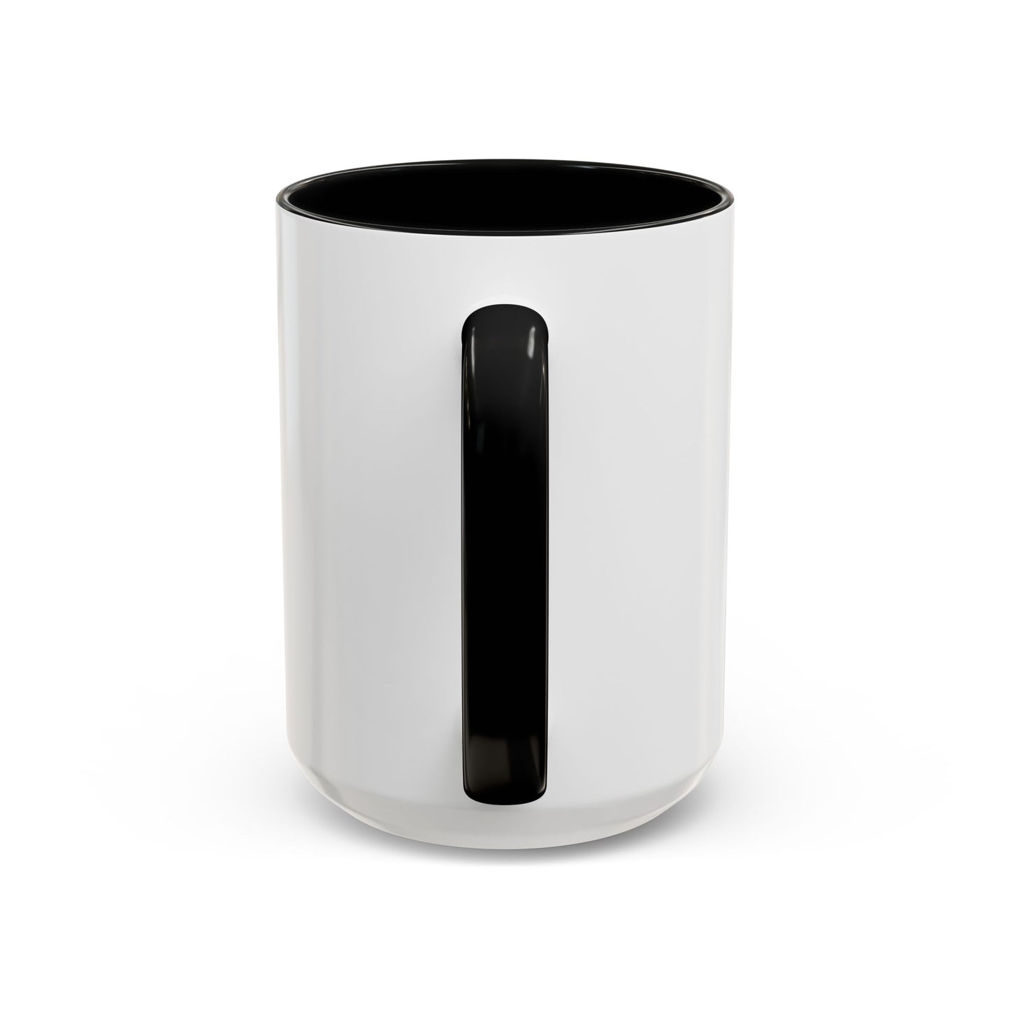 Racing F Emblem Accent Coffee Mug — Black & Blue 11/15oz