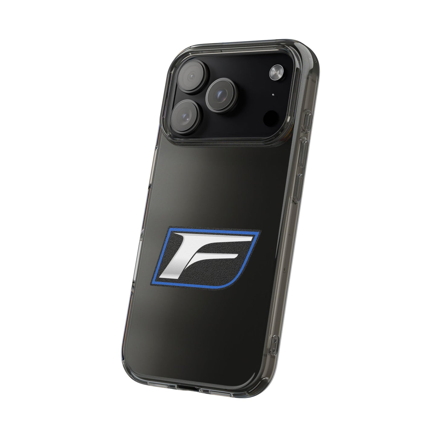 Clear Impact-Resistant Phone Case — Blue Shield Logo