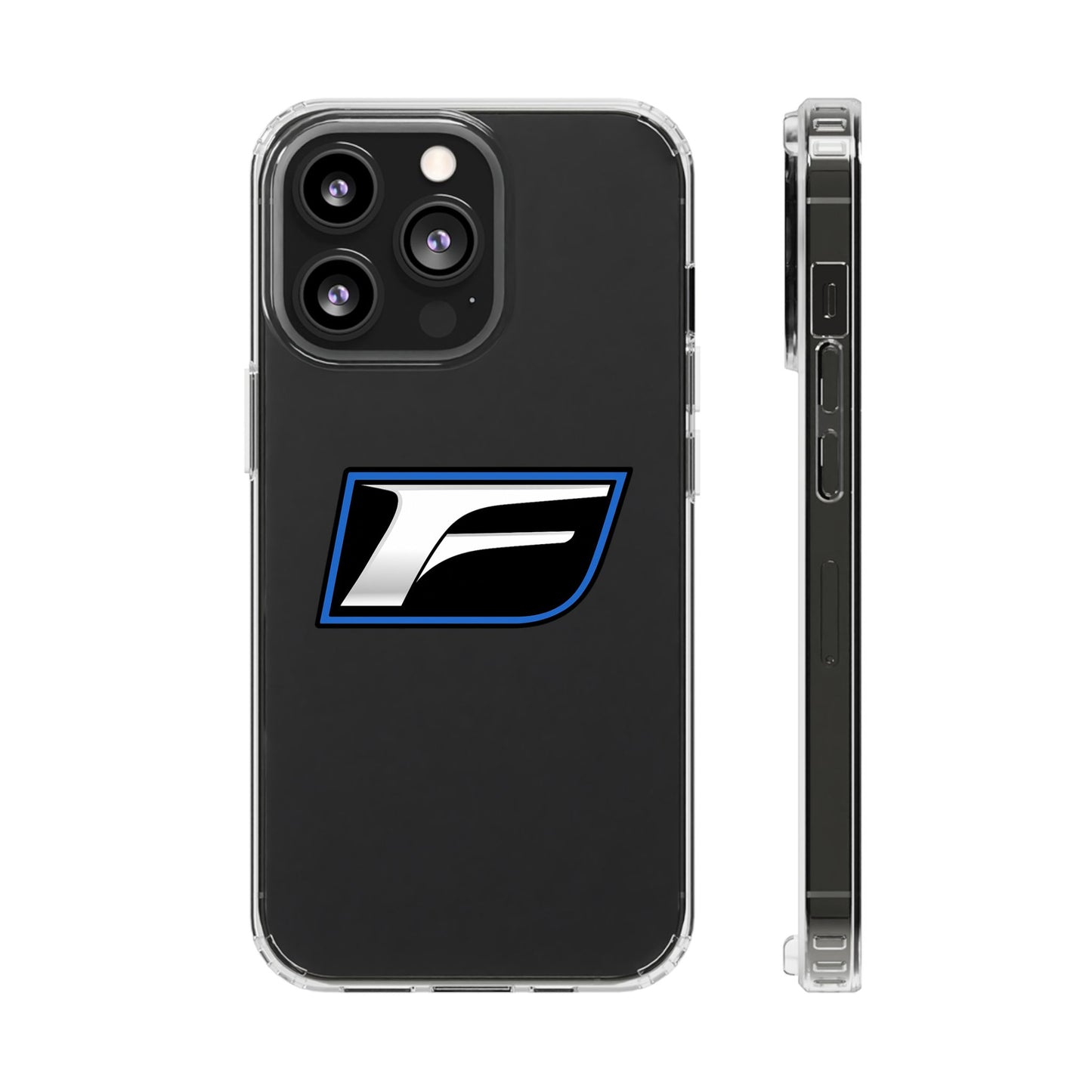 Clear Impact-Resistant Phone Case — Blue Shield Logo