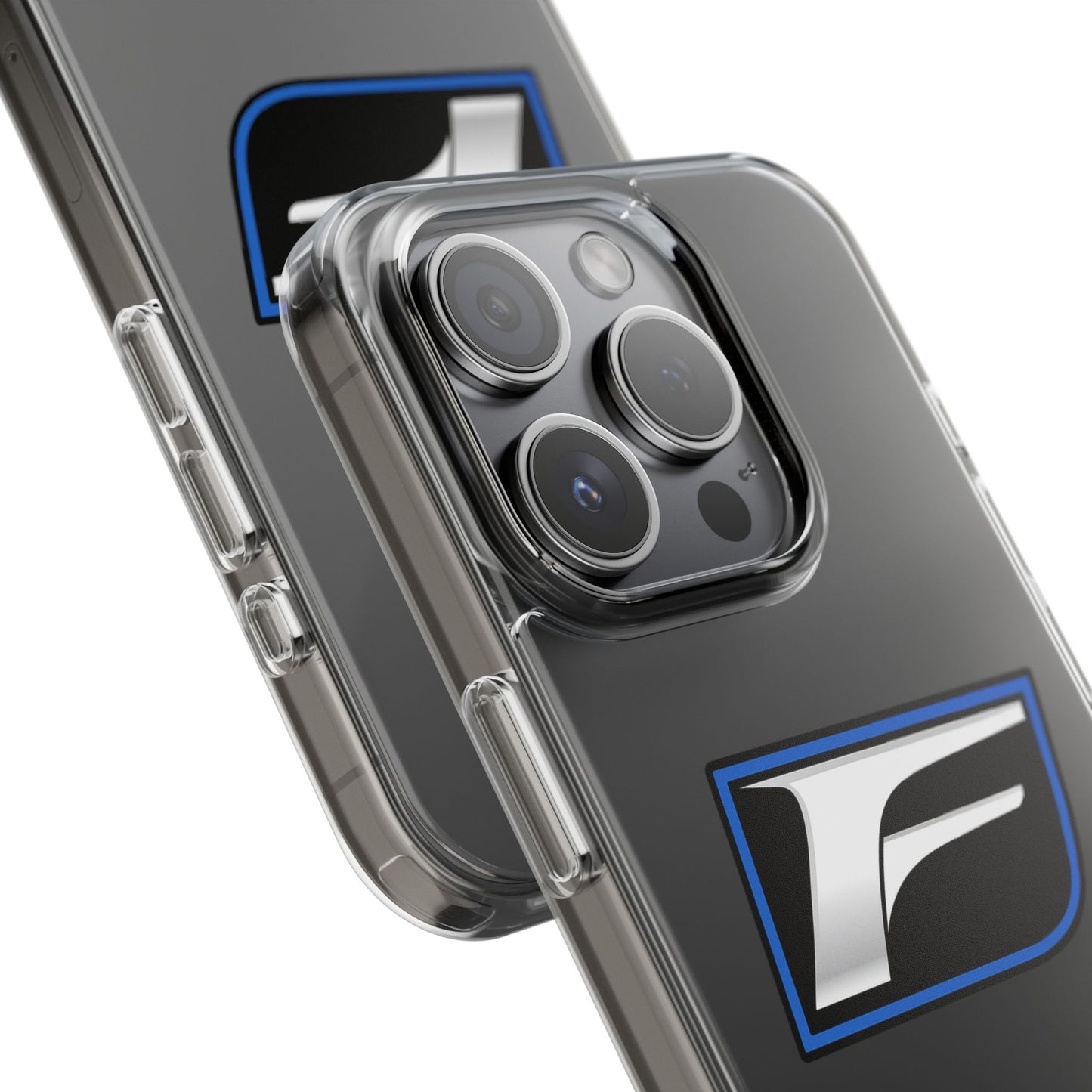Clear Impact-Resistant Phone Case — Blue Shield Logo