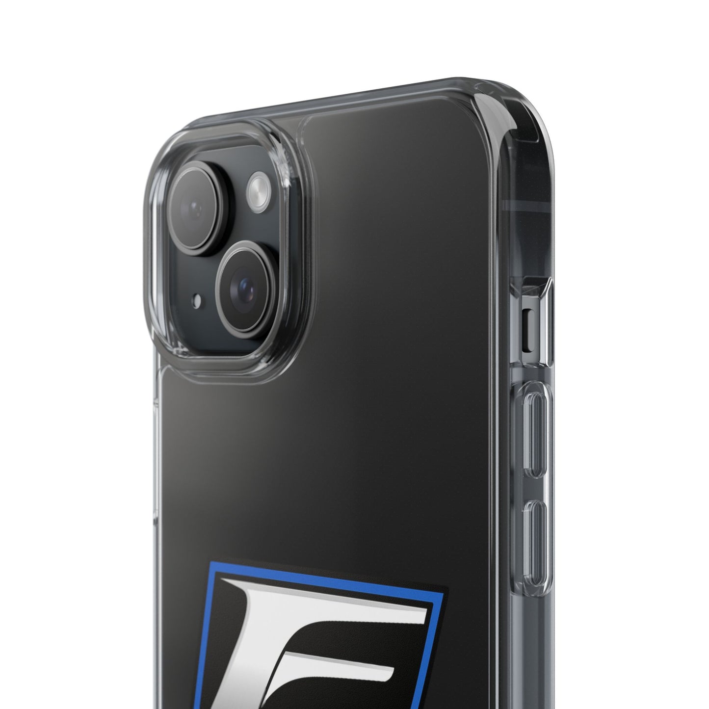 Clear Impact-Resistant Phone Case — Blue Shield Logo
