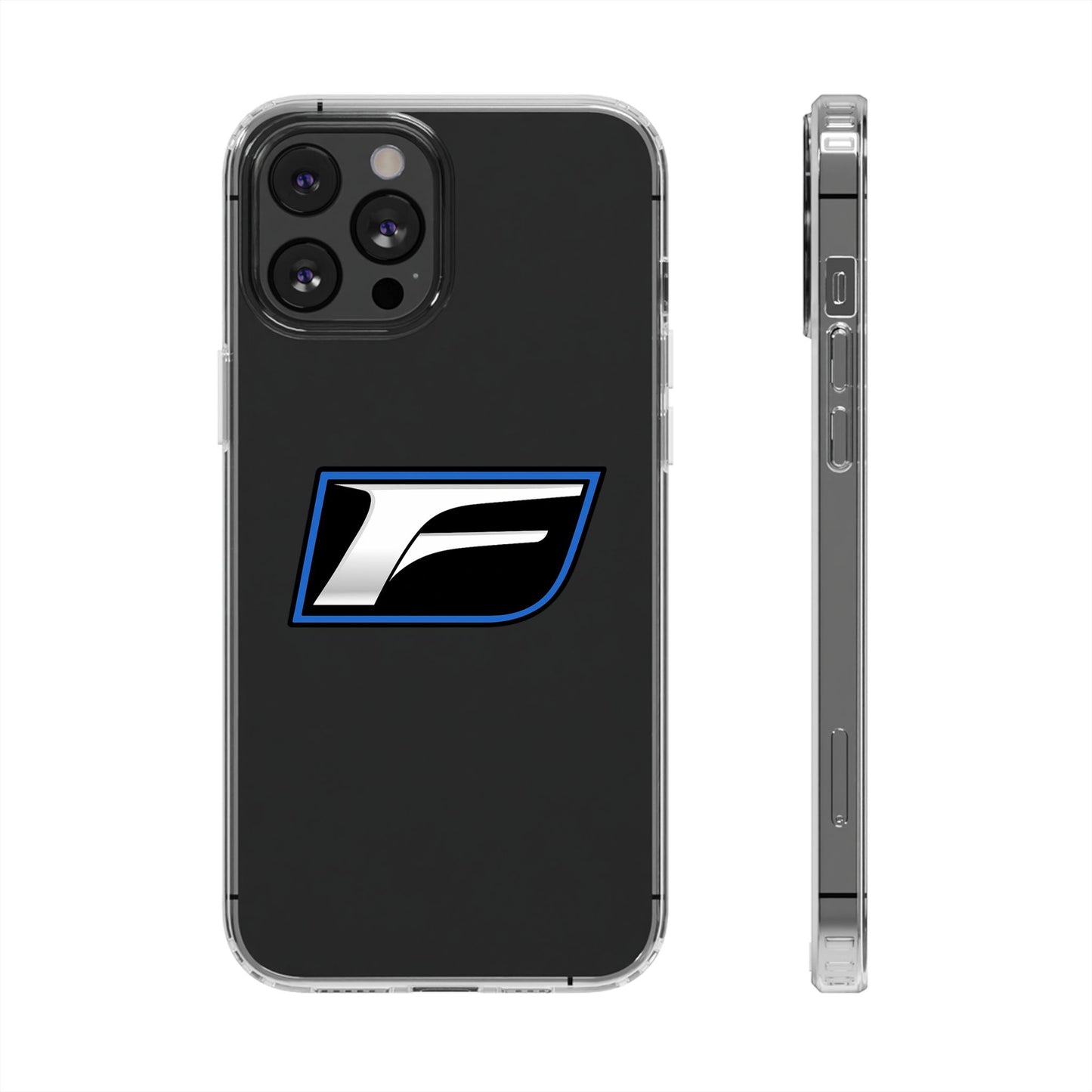 Clear Impact-Resistant Phone Case — Blue Shield Logo