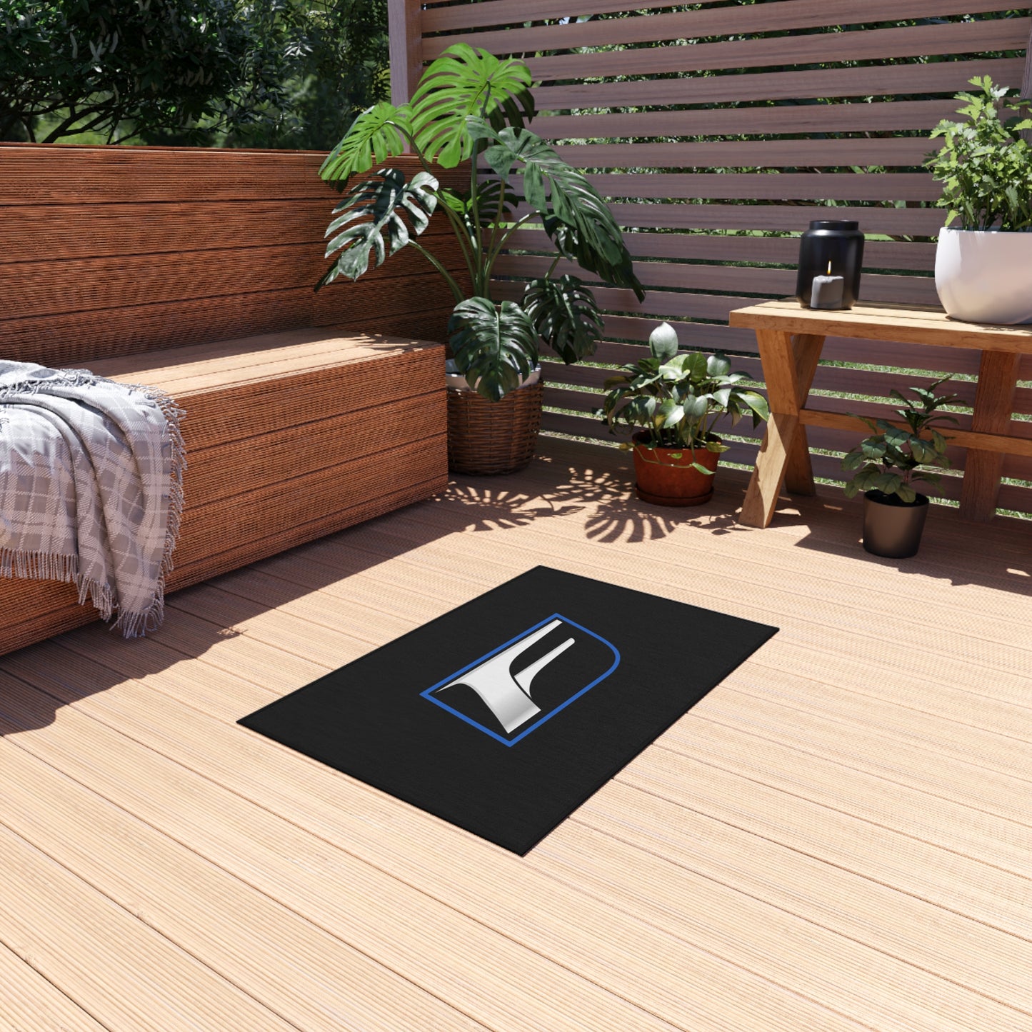 F Sport Logo Outdoor Rug — Durable Patio Doormat for Lexus Enthusiasts