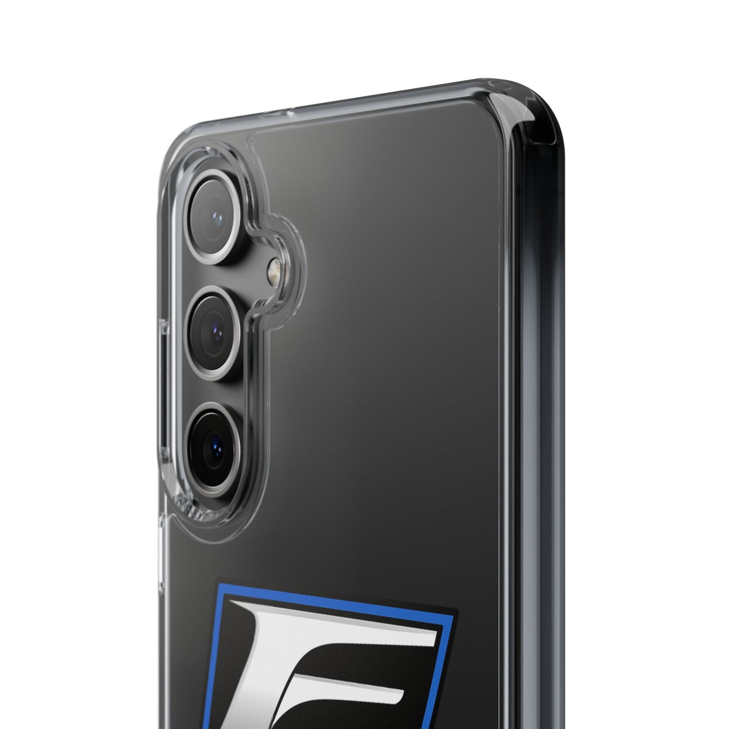 Clear Impact-Resistant Phone Case — Blue Shield Logo
