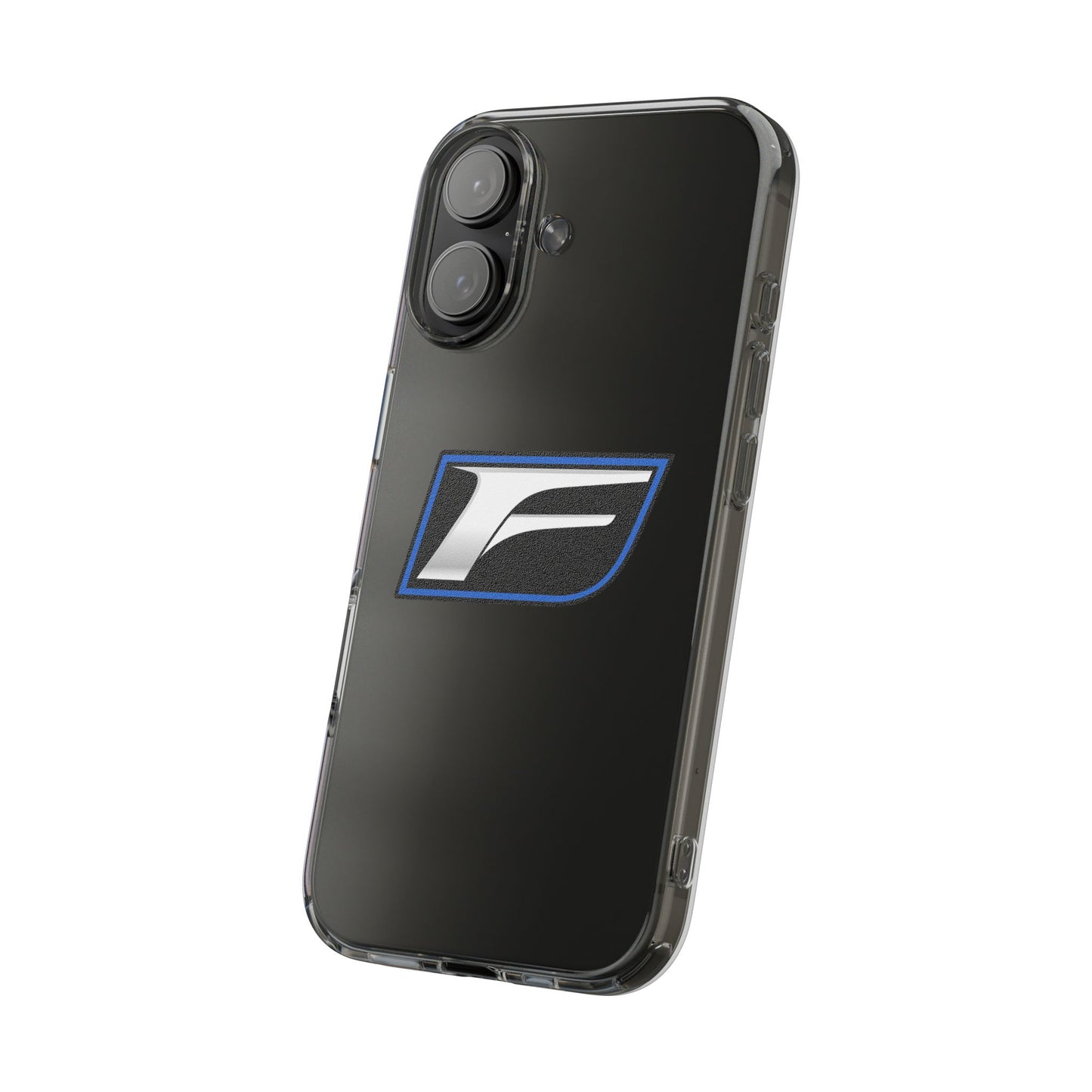 Clear Impact-Resistant Phone Case — Blue Shield Logo