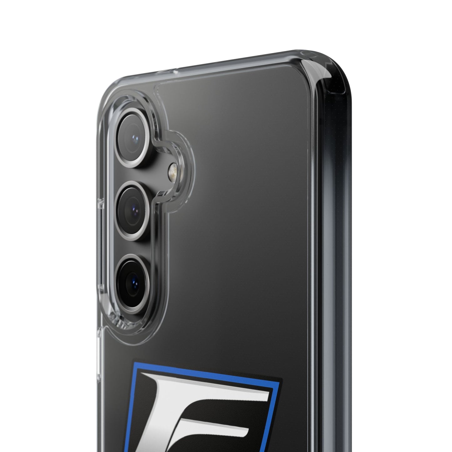Clear Impact-Resistant Phone Case — Blue Shield Logo