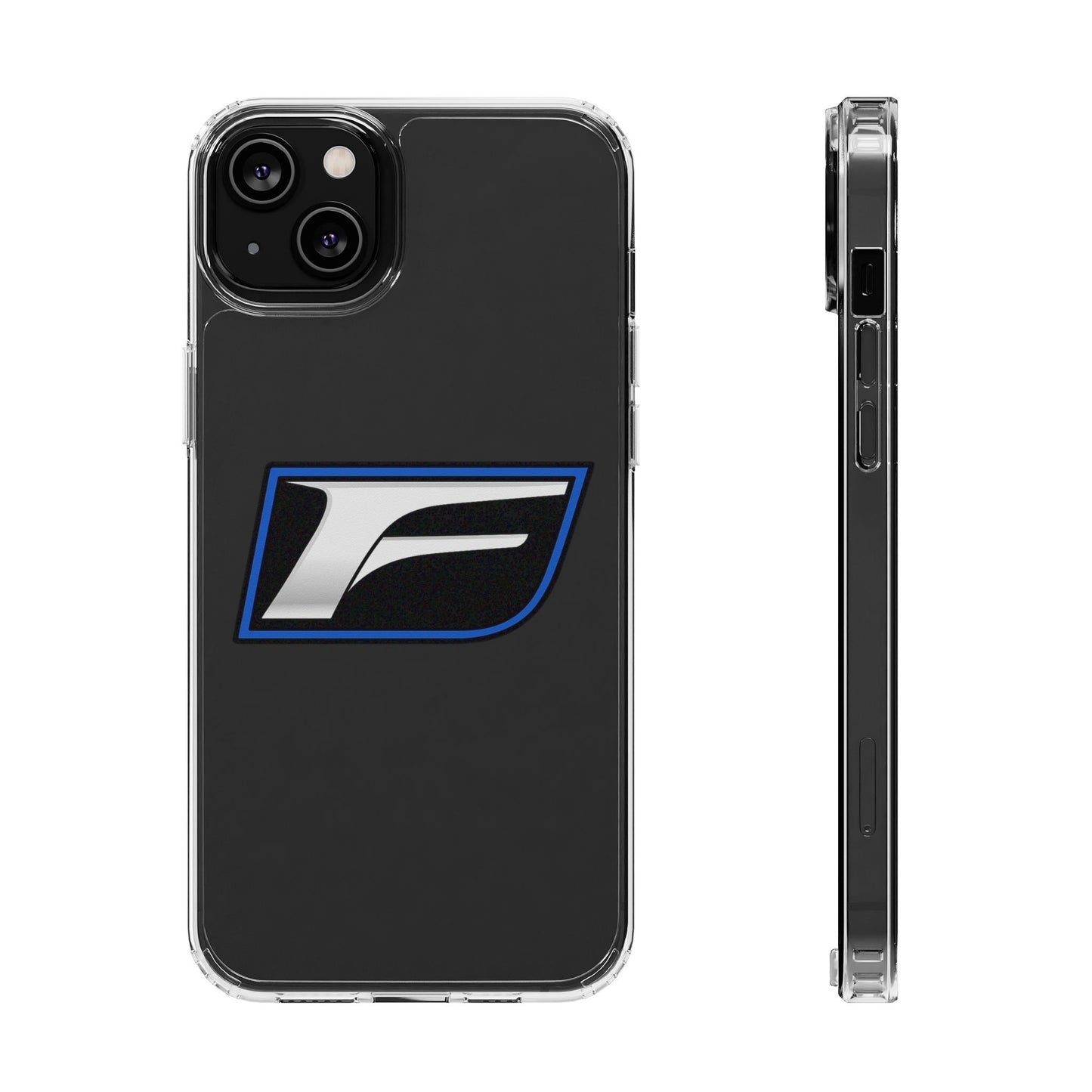 Clear Impact-Resistant Phone Case — Blue Shield Logo