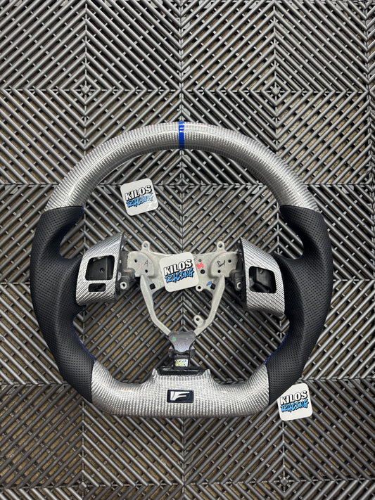 Lexus ISF Silver Carbon Fiber Steering Wheel