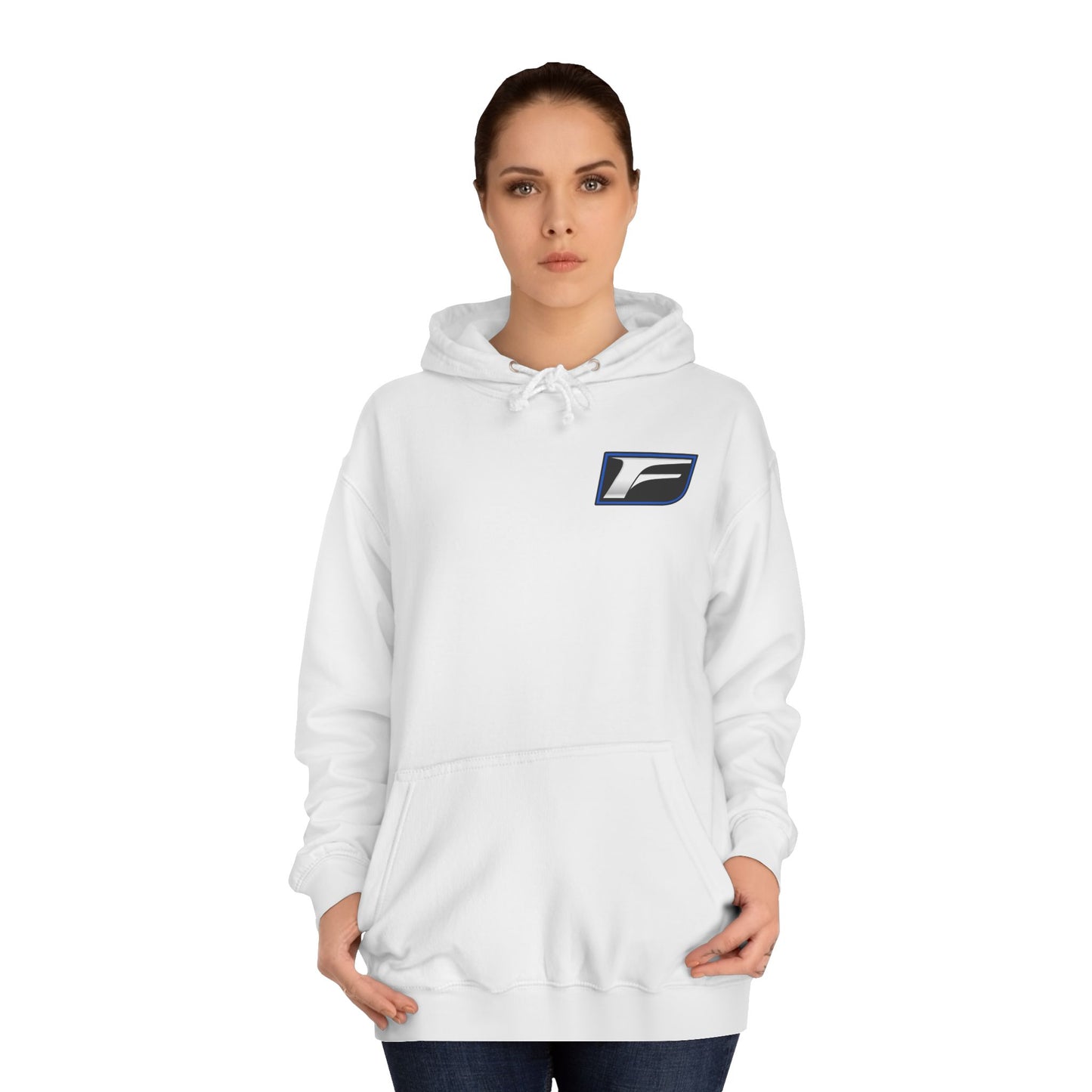 Unisex College Hoodie with Stylish F Logo Design