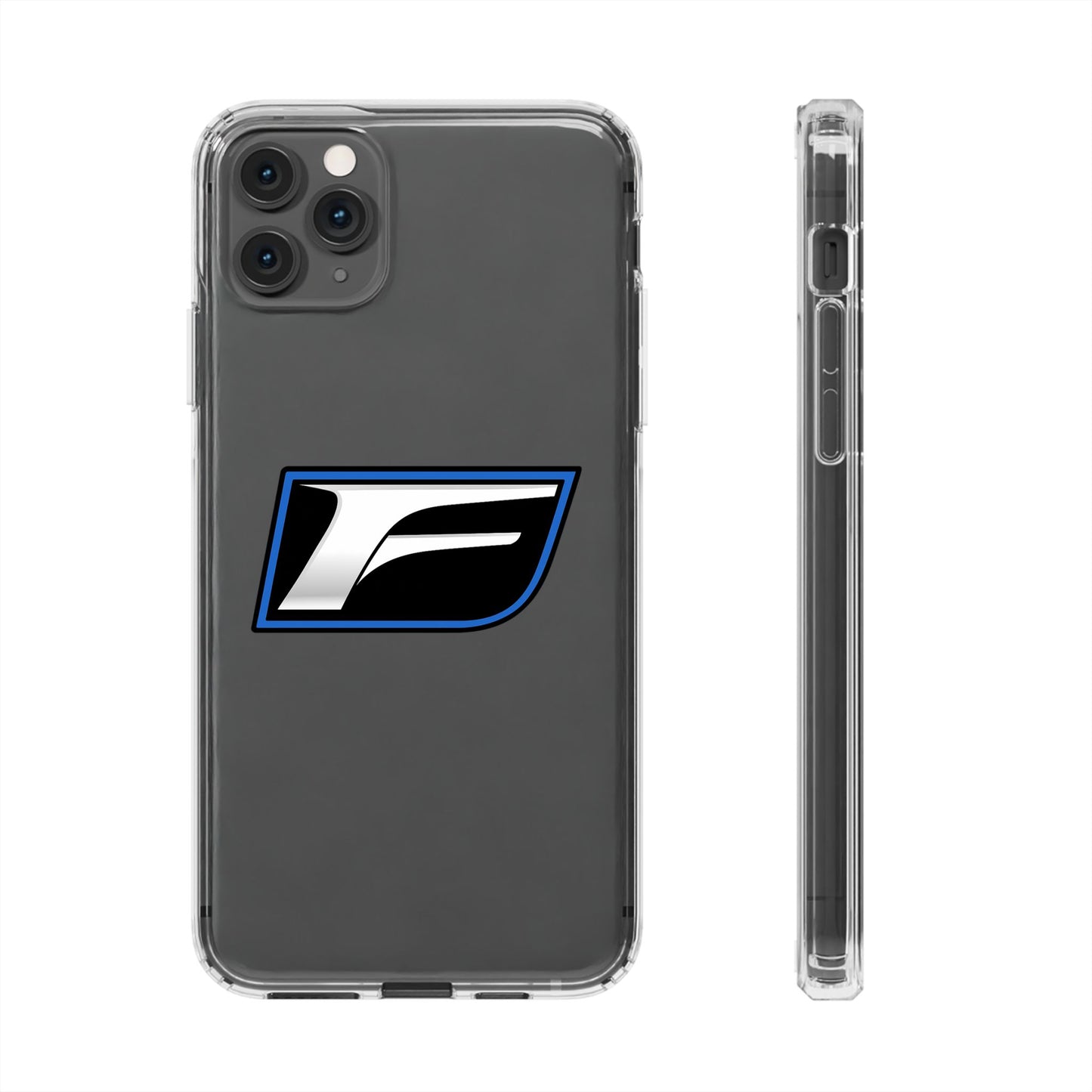 Clear Impact-Resistant Phone Case — Blue Shield Logo