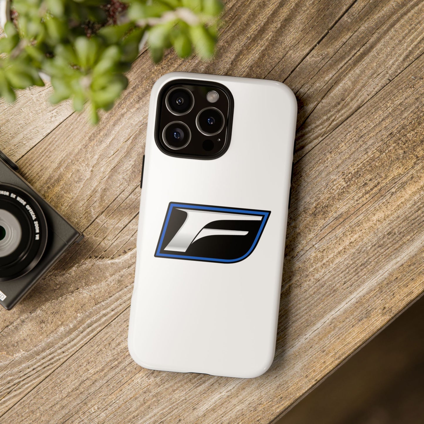 Racing F Logo Tough Phone Case — Durable Protective Cover
