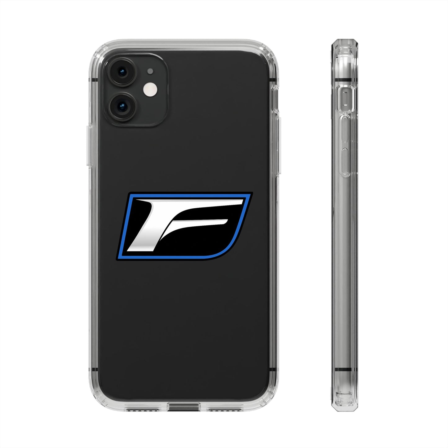 Clear Impact-Resistant Phone Case — Blue Shield Logo