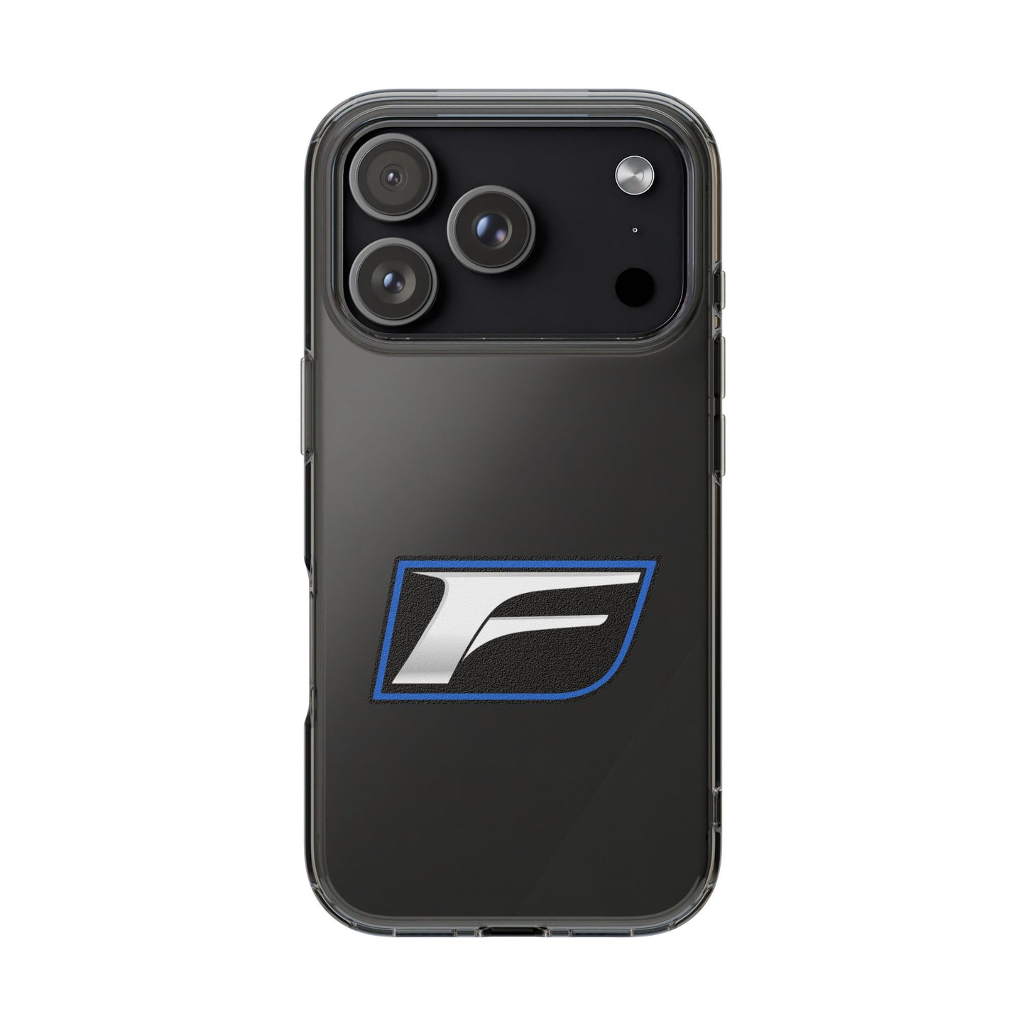 Clear Impact-Resistant Phone Case — Blue Shield Logo
