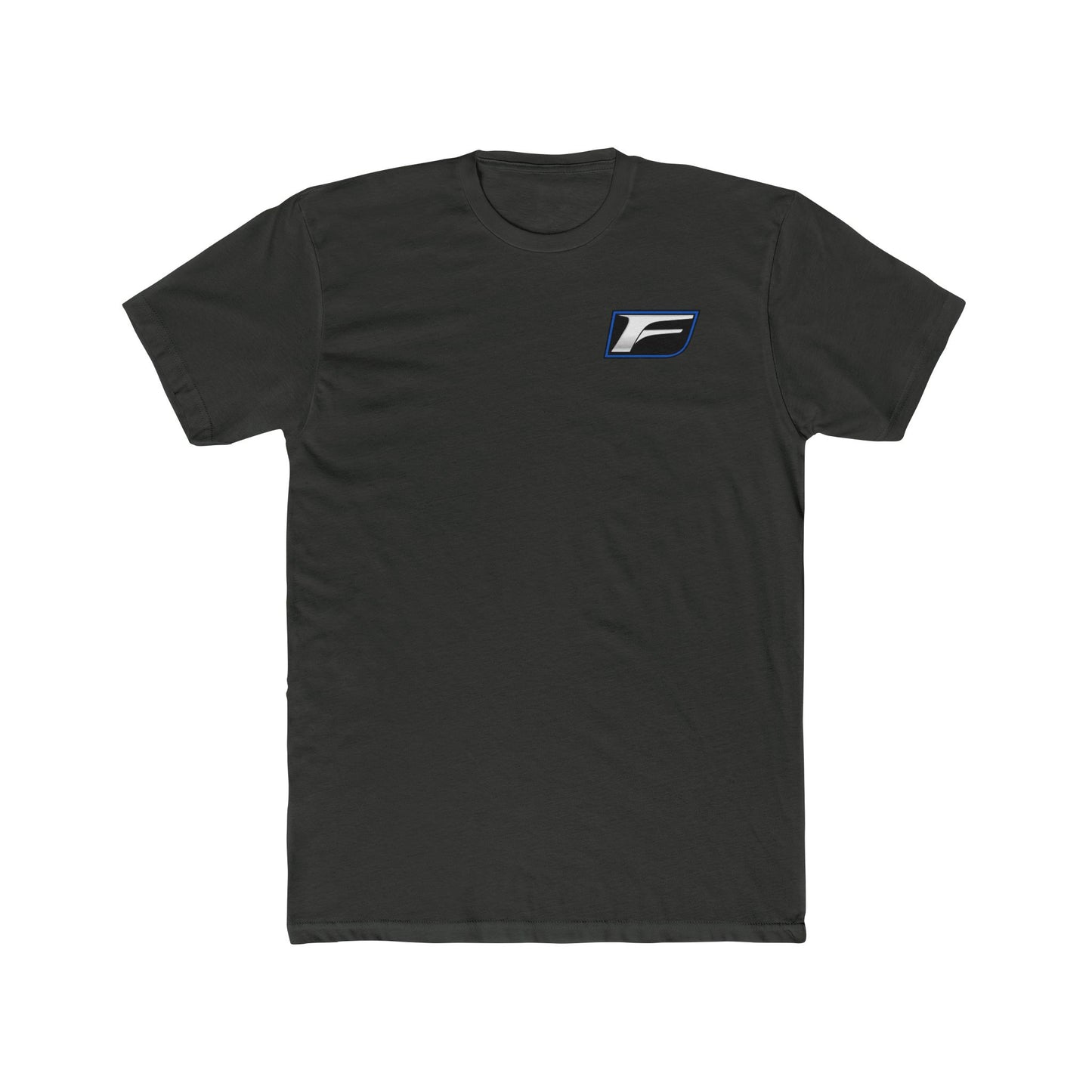 F-Logo Graphic Tee — Minimalist Automotive Crewneck